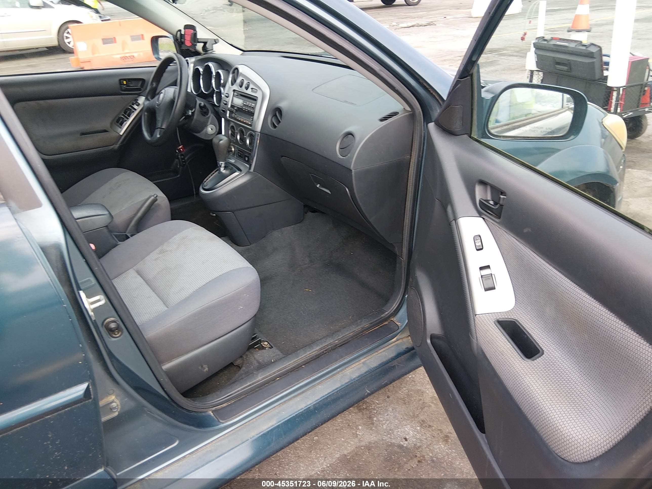2006 Pontiac Vibe   Green vin: 5Y2SL65846Z459893