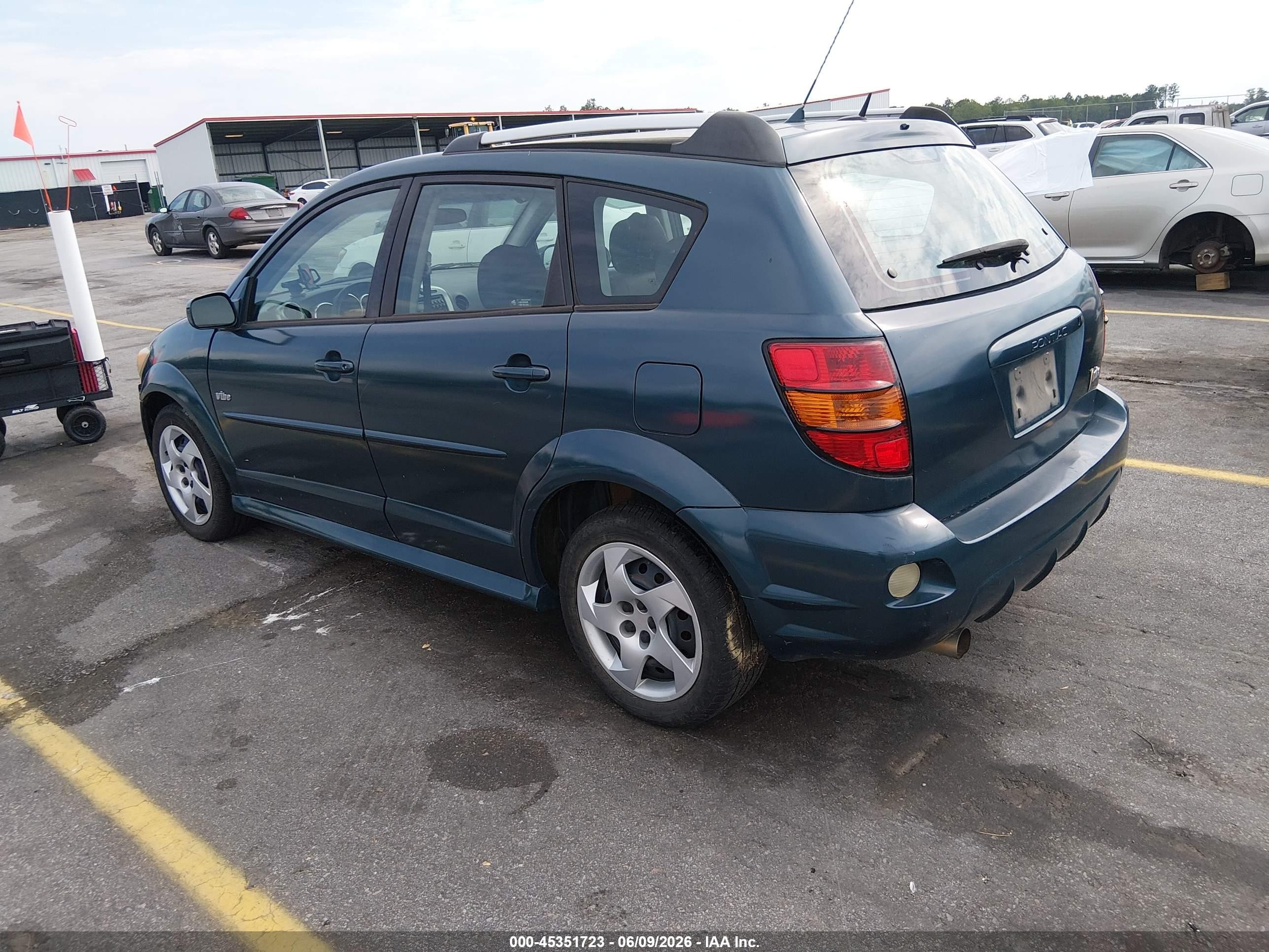 2006 Pontiac Vibe   Green vin: 5Y2SL65846Z459893