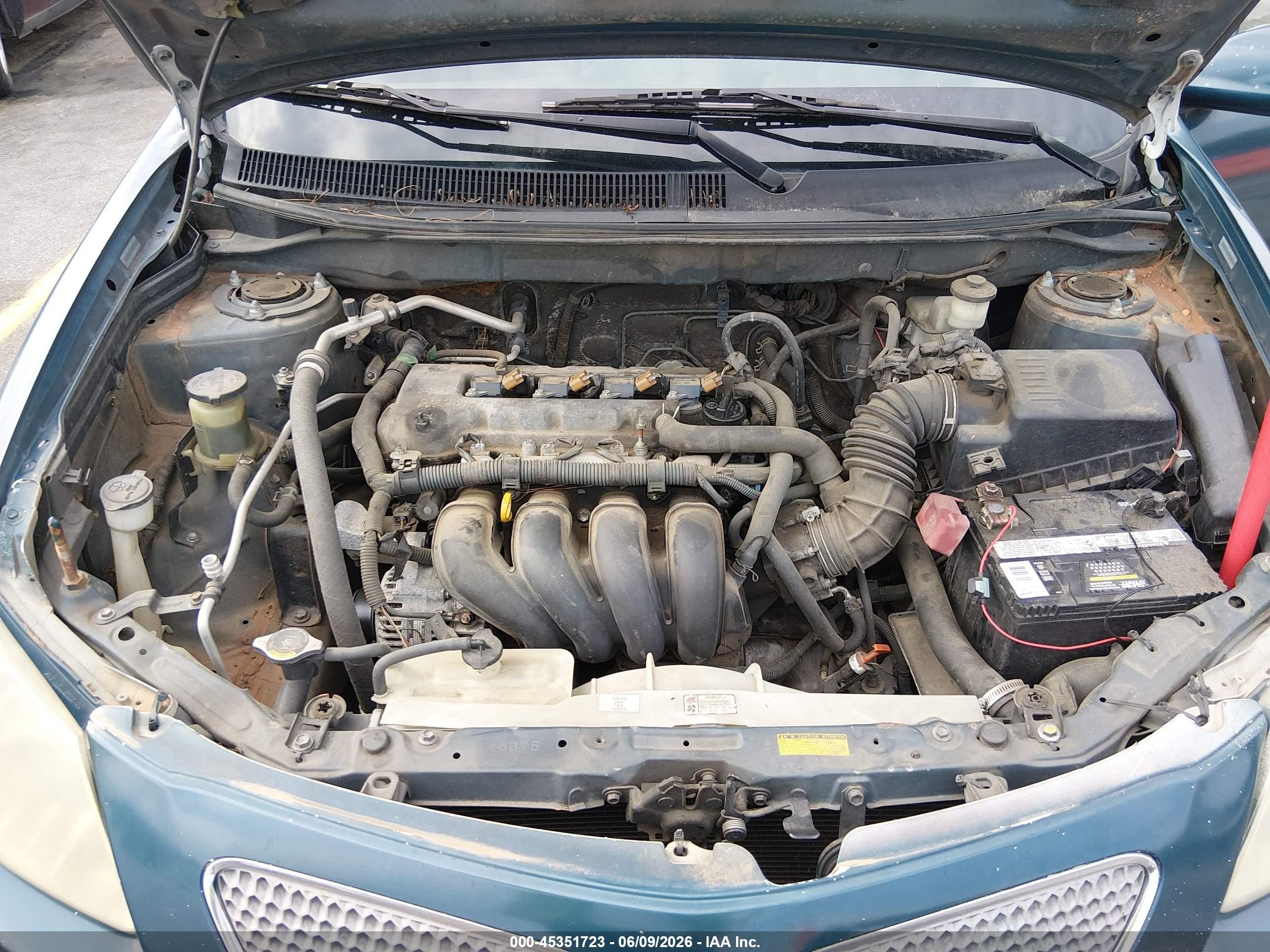 2006 Pontiac Vibe   Green vin: 5Y2SL65846Z459893