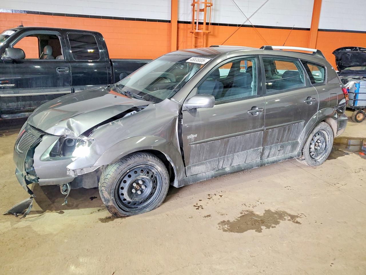 2006 Pontiac Vibe Gray vin: 5Y2SL65846Z463460