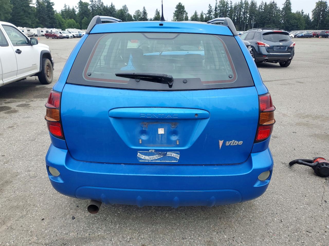 2007 Pontiac Vibe Blue vin: 5Y2SL65847Z402482