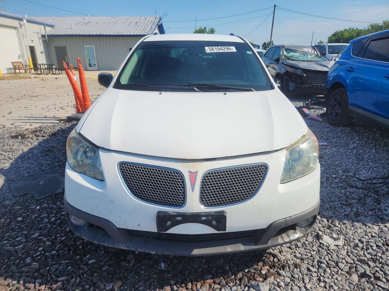 2007 Pontiac Vibe White vin: 5Y2SL65847Z412428