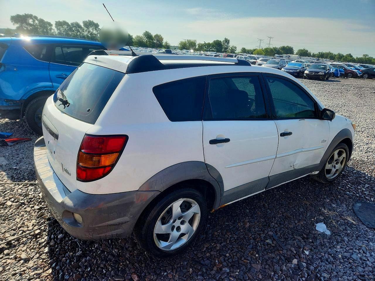 2007 Pontiac Vibe White vin: 5Y2SL65847Z412428