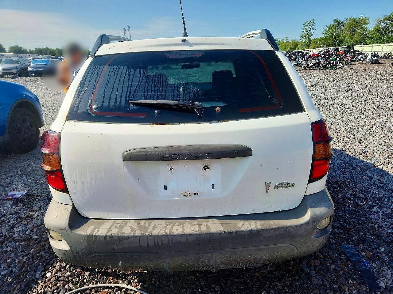 2007 Pontiac Vibe White vin: 5Y2SL65847Z412428