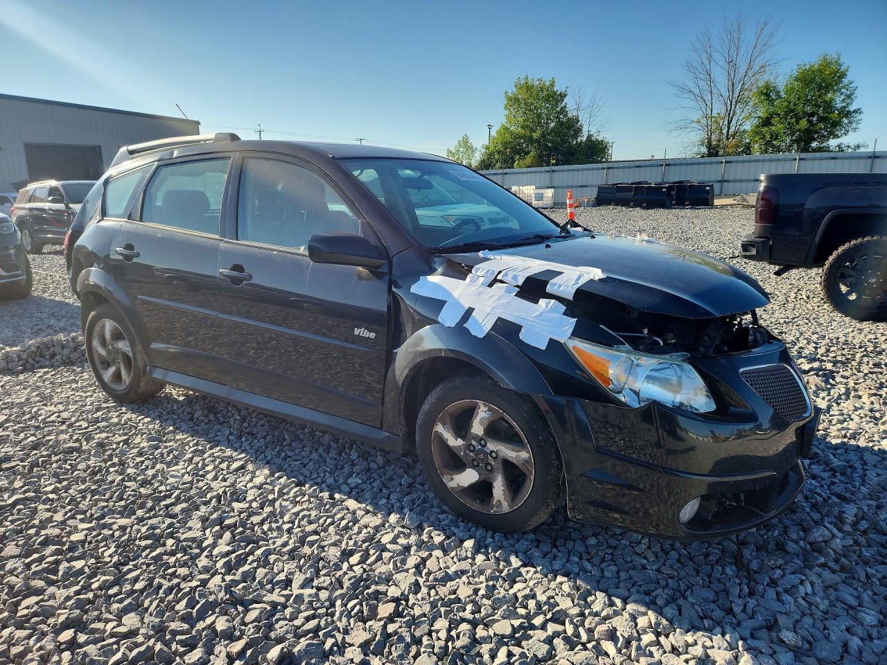 2007 Pontiac Vibe Black vin: 5Y2SL65847Z415653