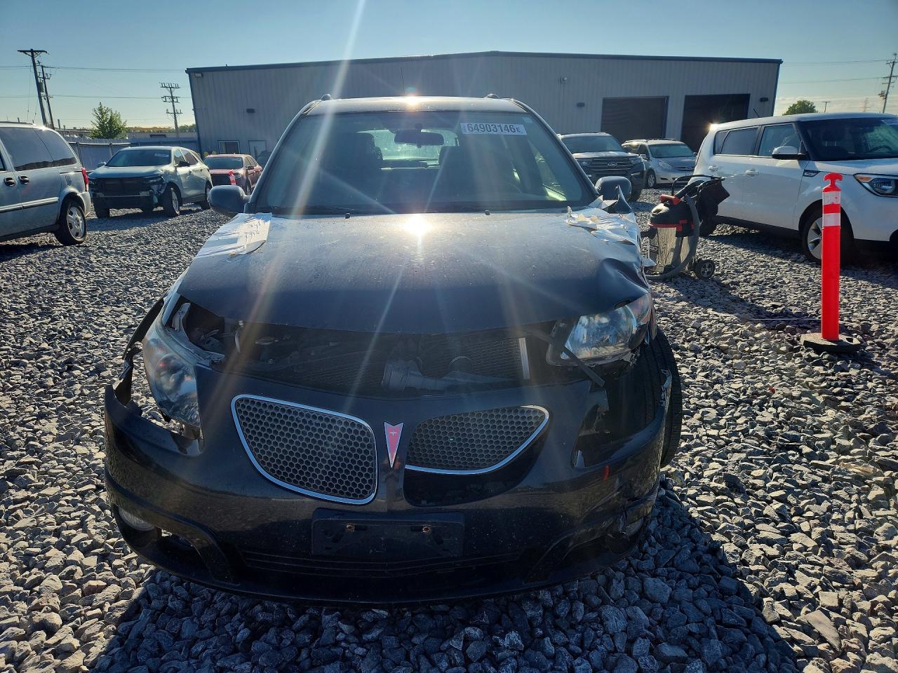 2007 Pontiac Vibe Black vin: 5Y2SL65847Z415653