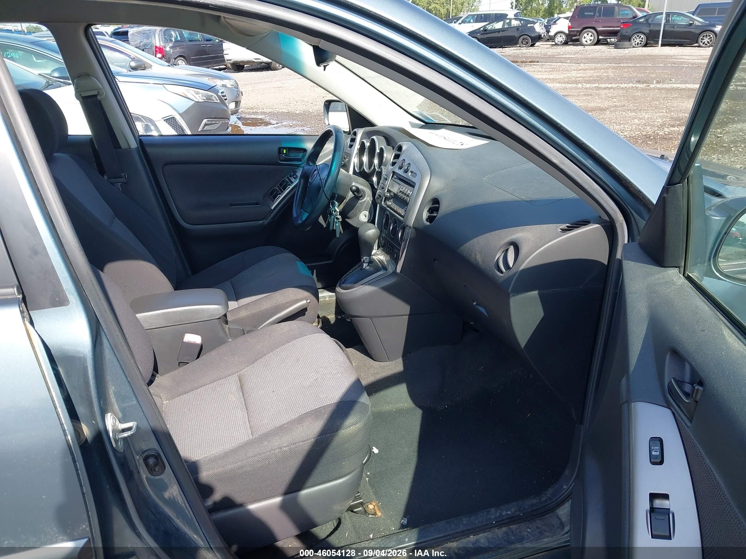 2007 Pontiac Vibe Light Blue vin: 5Y2SL65847Z421307