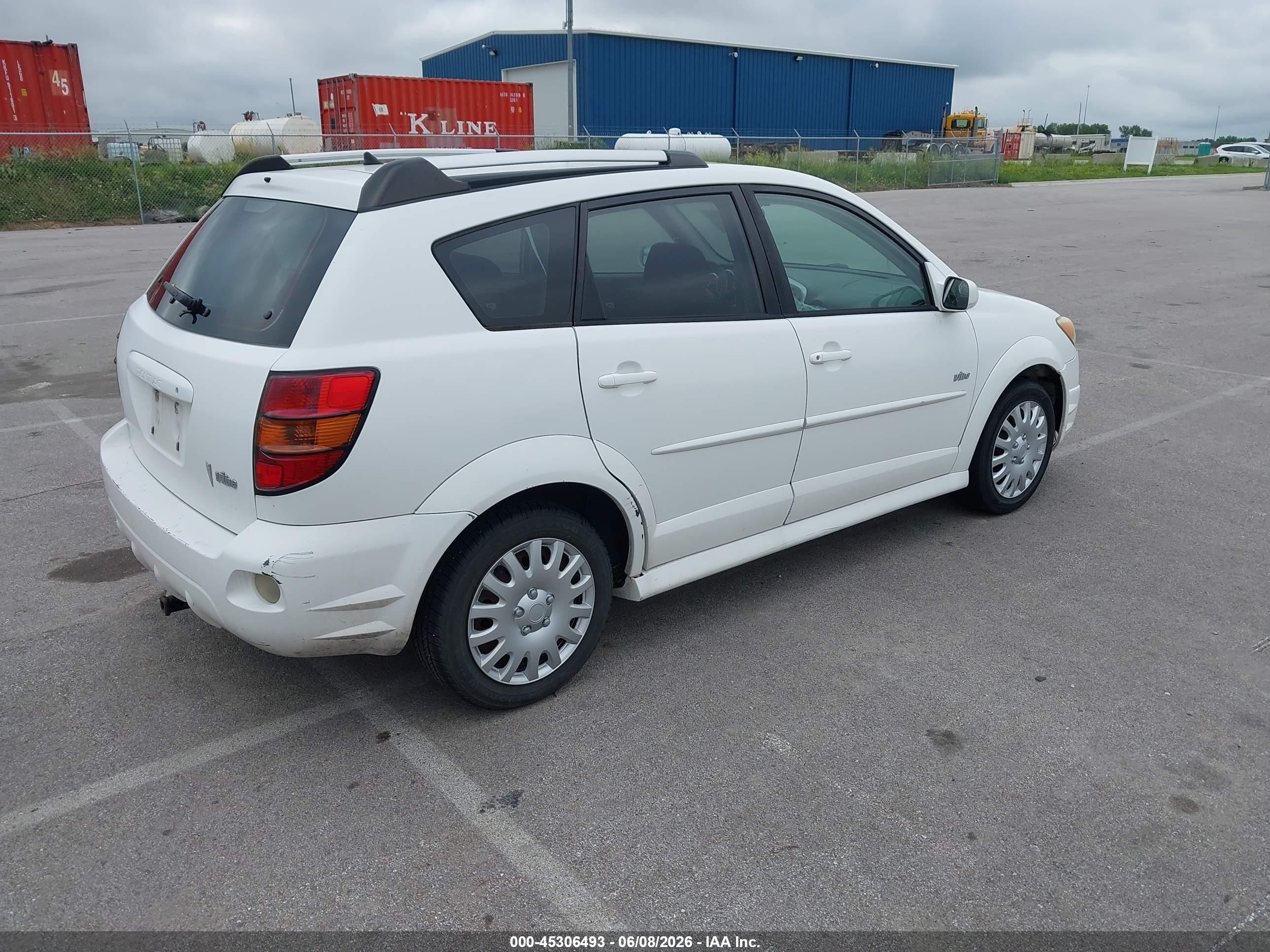2007 Pontiac Vibe White vin: 5Y2SL65847Z429147