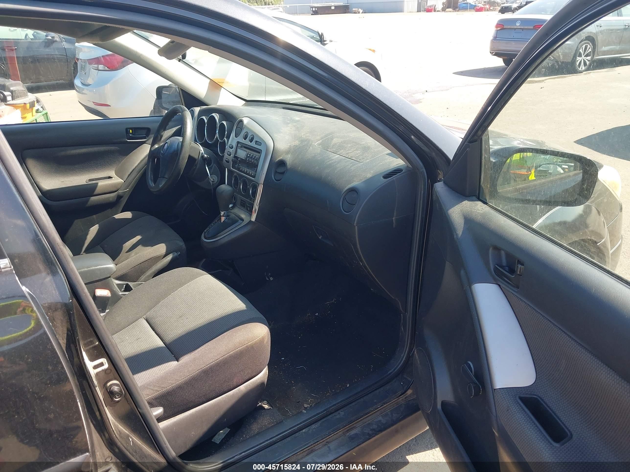 2008 Pontiac Vibe   Black vin: 5Y2SL65848Z424399