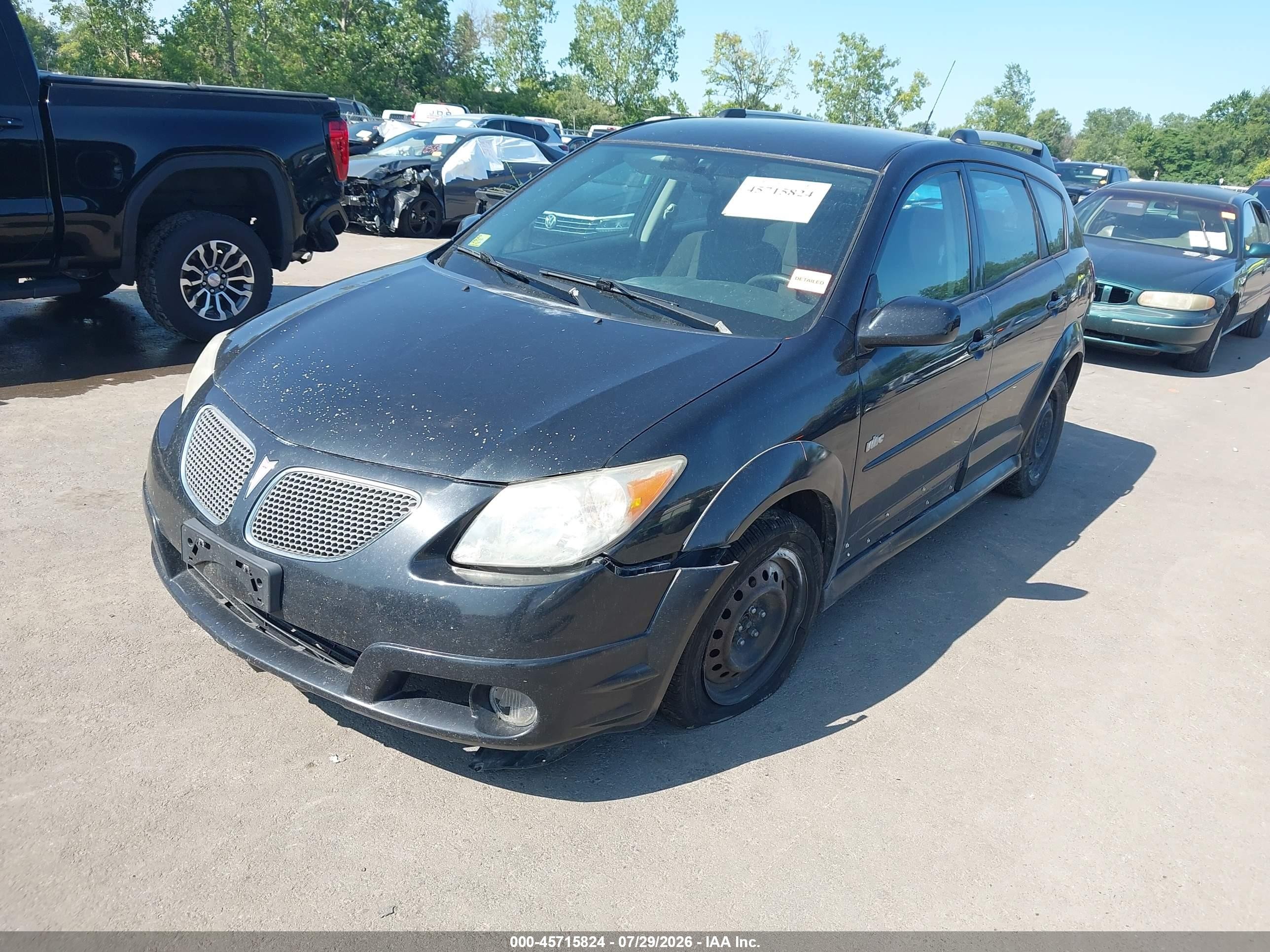 2008 Pontiac Vibe   Black vin: 5Y2SL65848Z424399
