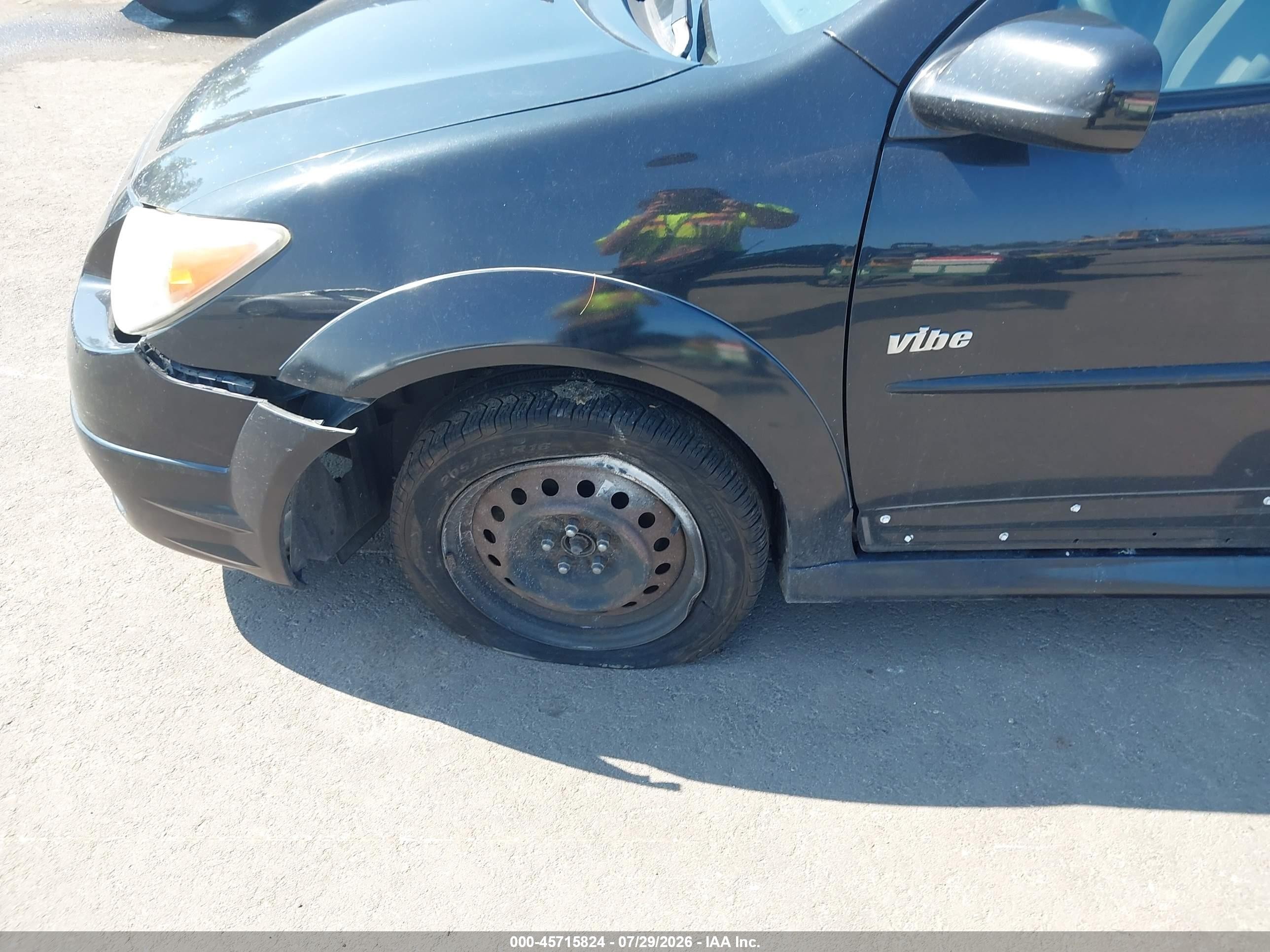 2008 Pontiac Vibe   Black vin: 5Y2SL65848Z424399