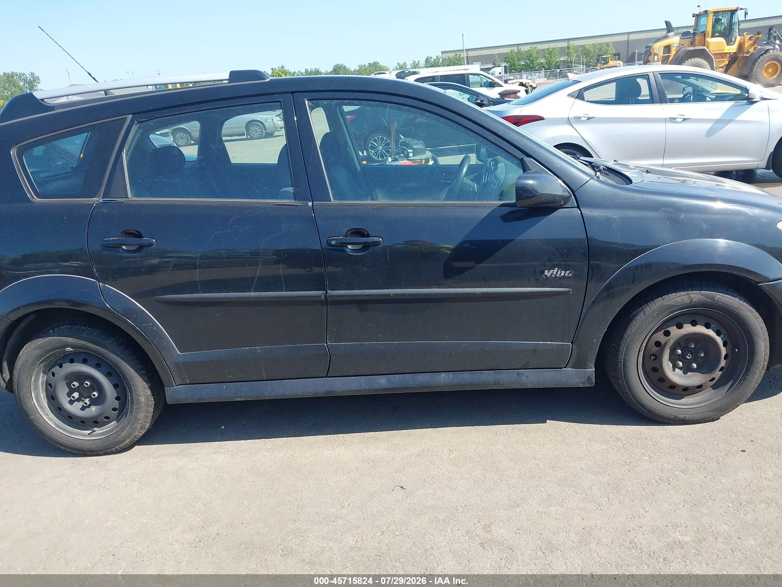 2008 Pontiac Vibe   Black vin: 5Y2SL65848Z424399
