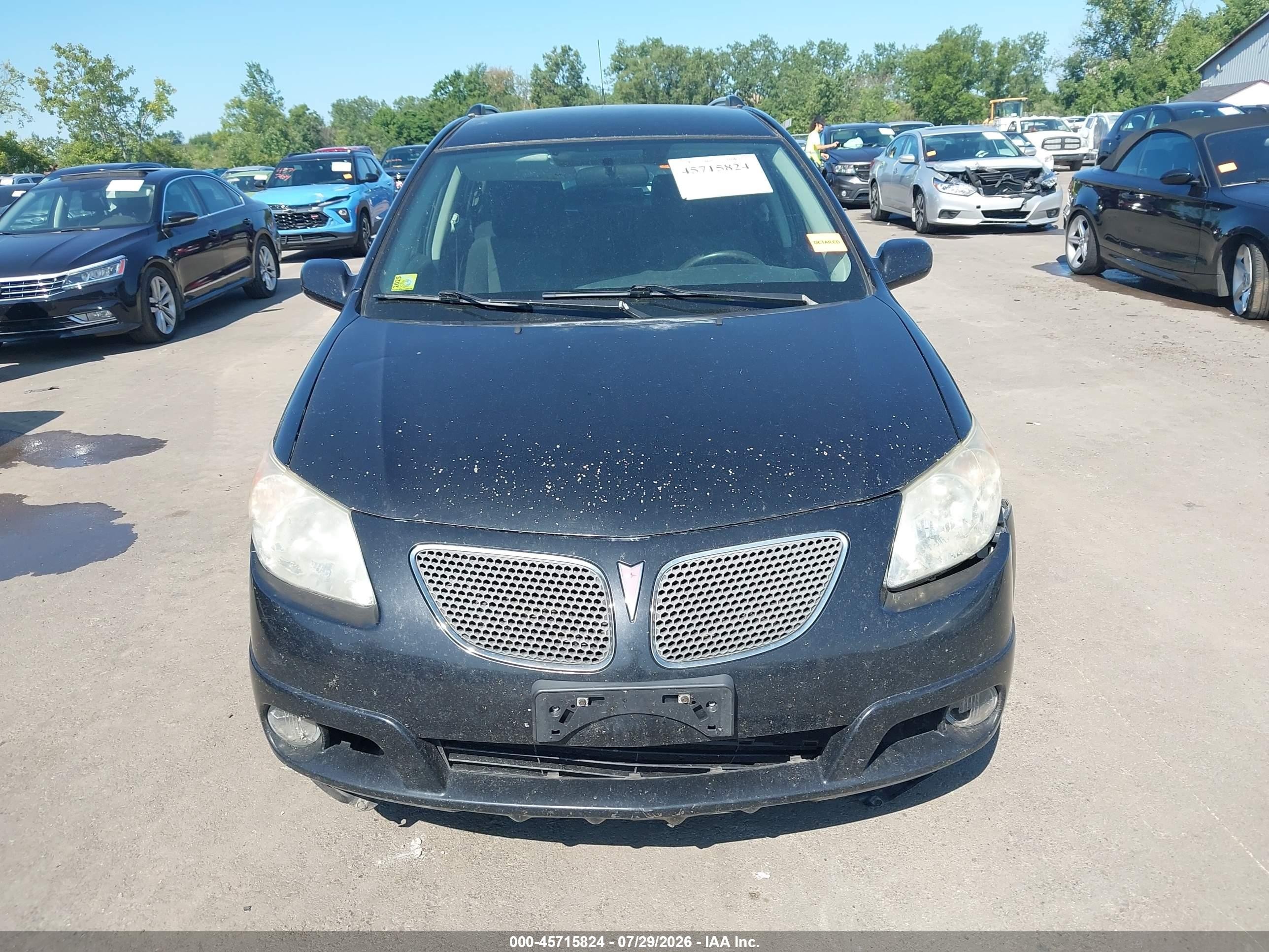 2008 Pontiac Vibe   Black vin: 5Y2SL65848Z424399