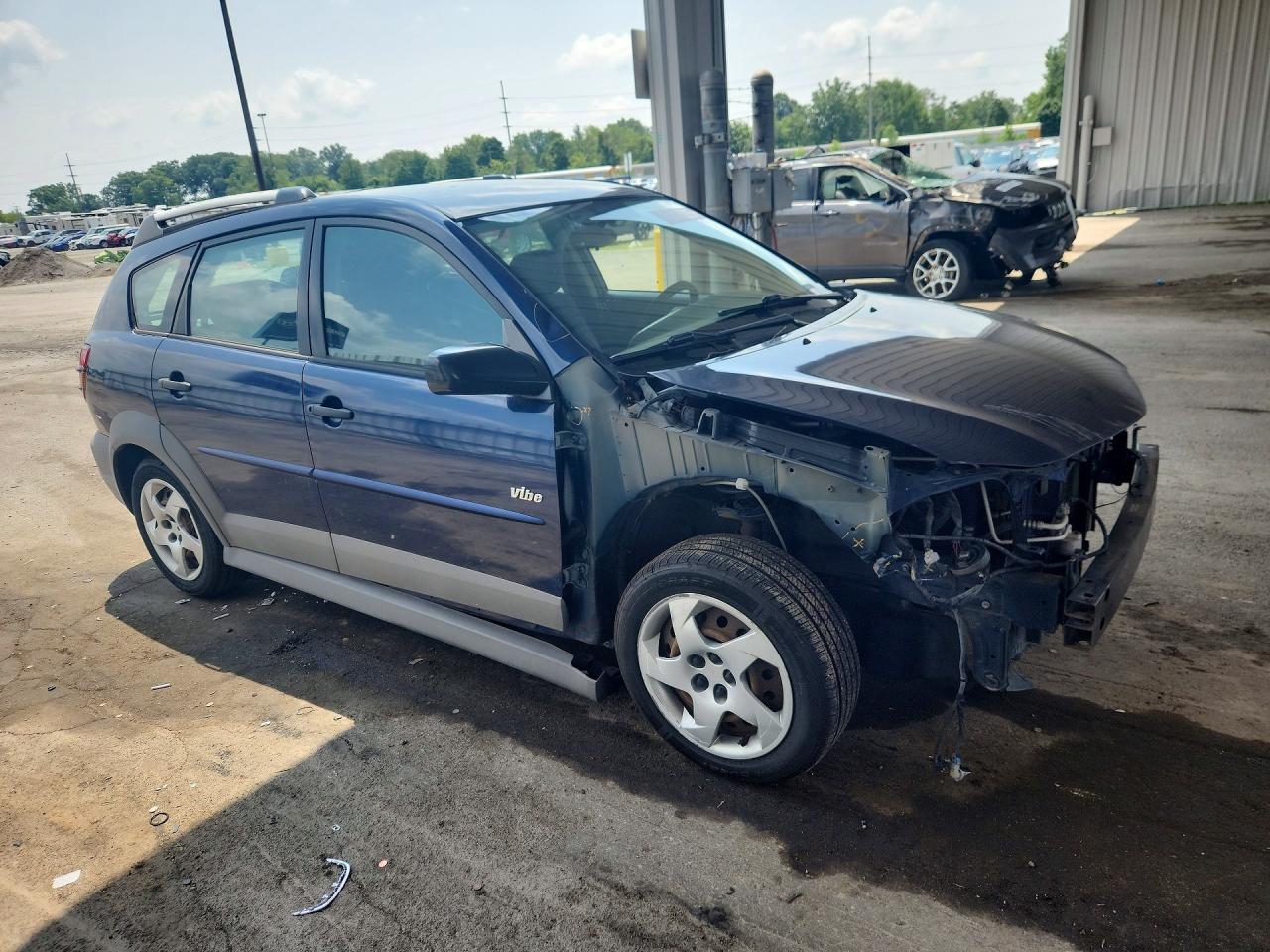 2006 Pontiac Vibe Blue vin: 5Y2SL65856Z401078