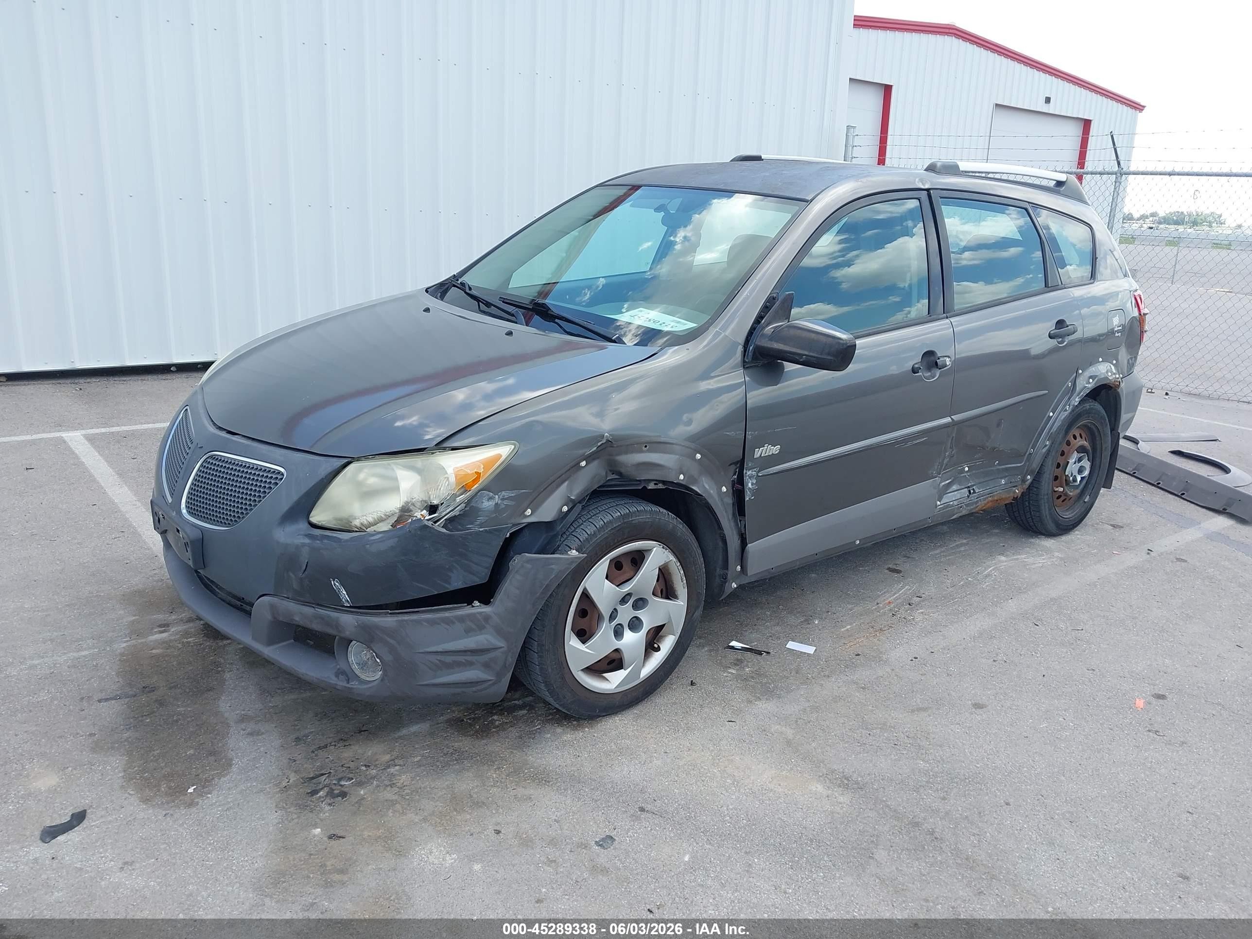 2006 Pontiac Vibe   Gray vin: 5Y2SL65856Z403025