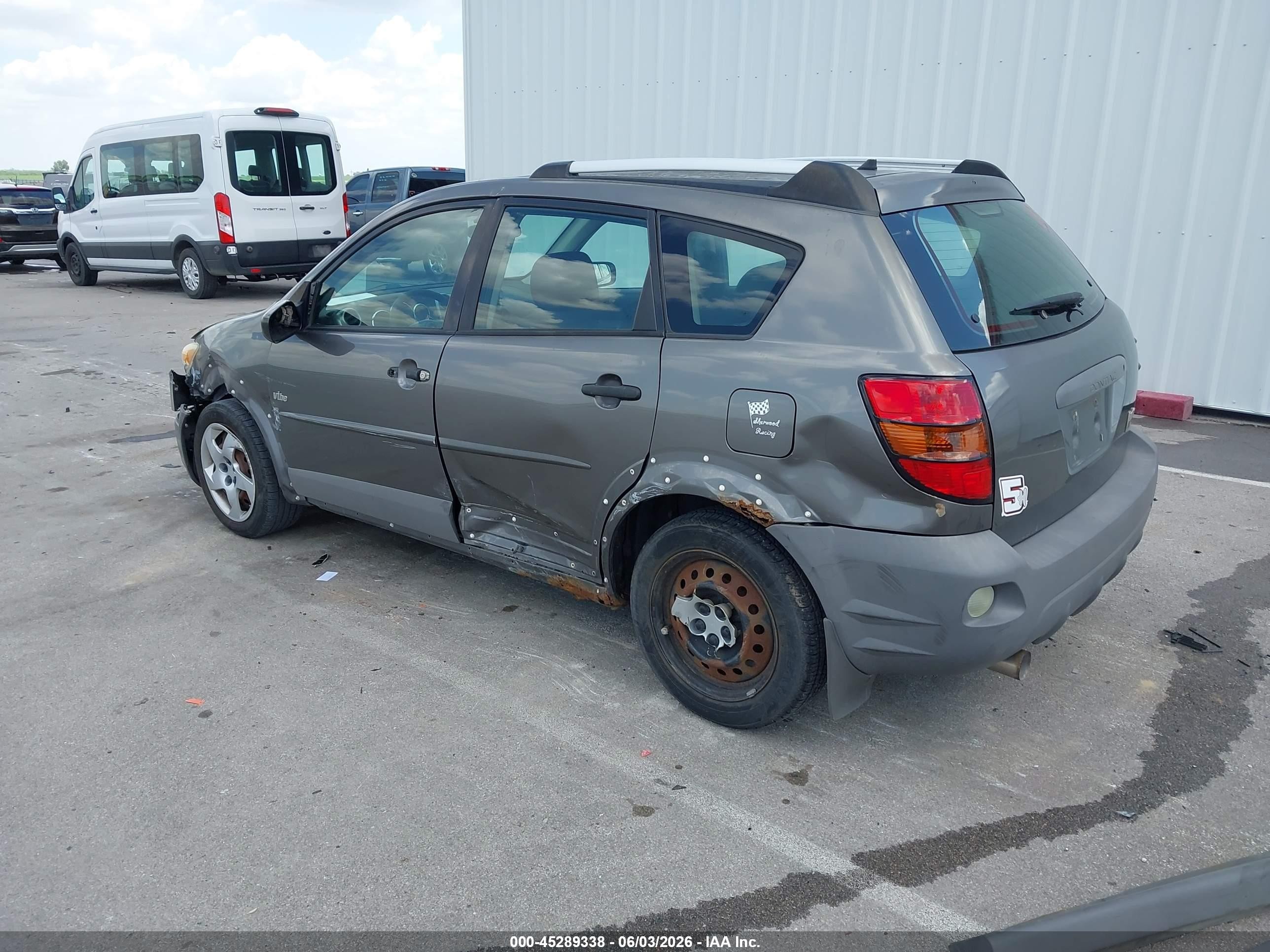 2006 Pontiac Vibe   Gray vin: 5Y2SL65856Z403025