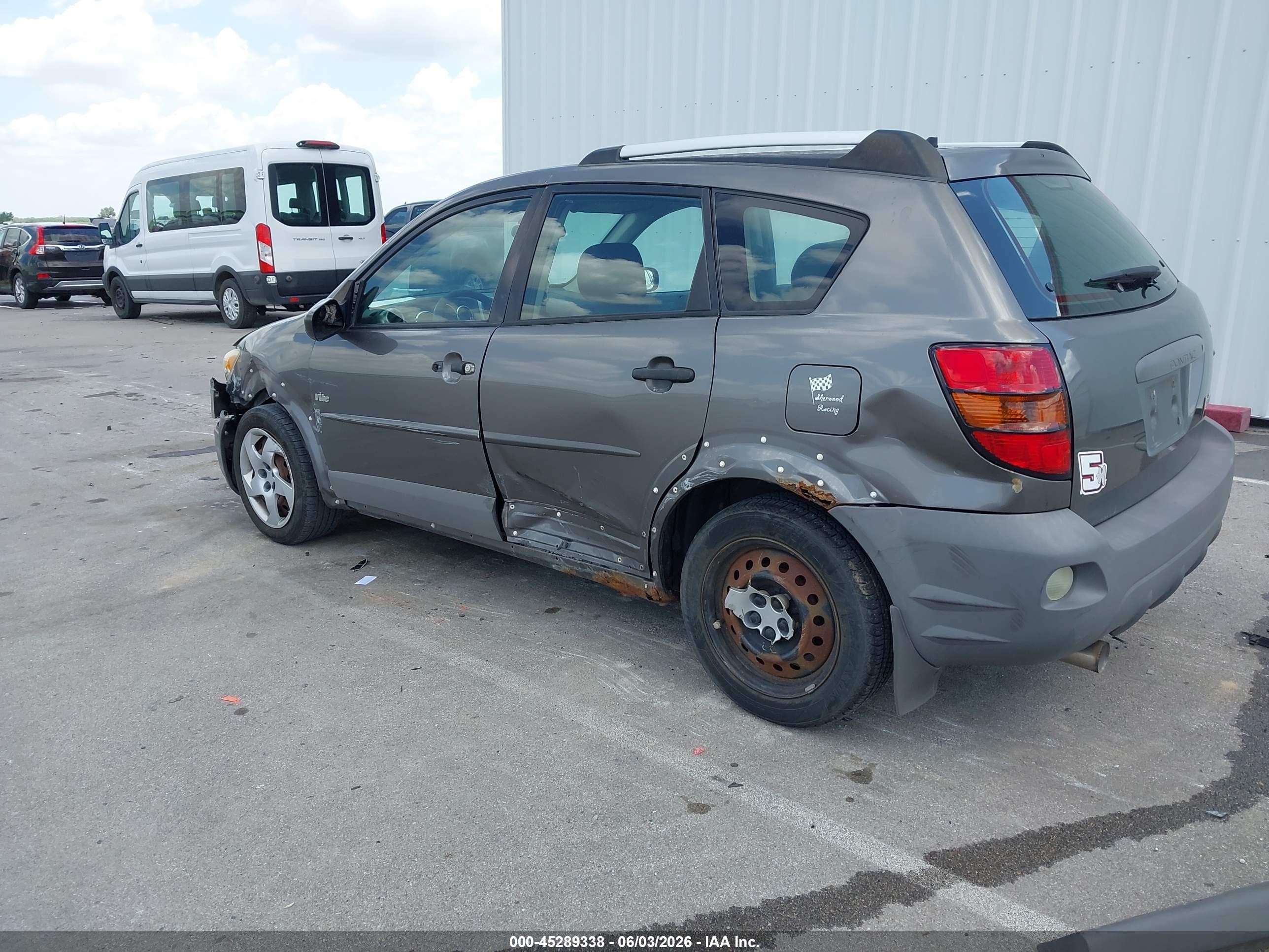 2006 Pontiac Vibe   Gray vin: 5Y2SL65856Z403025