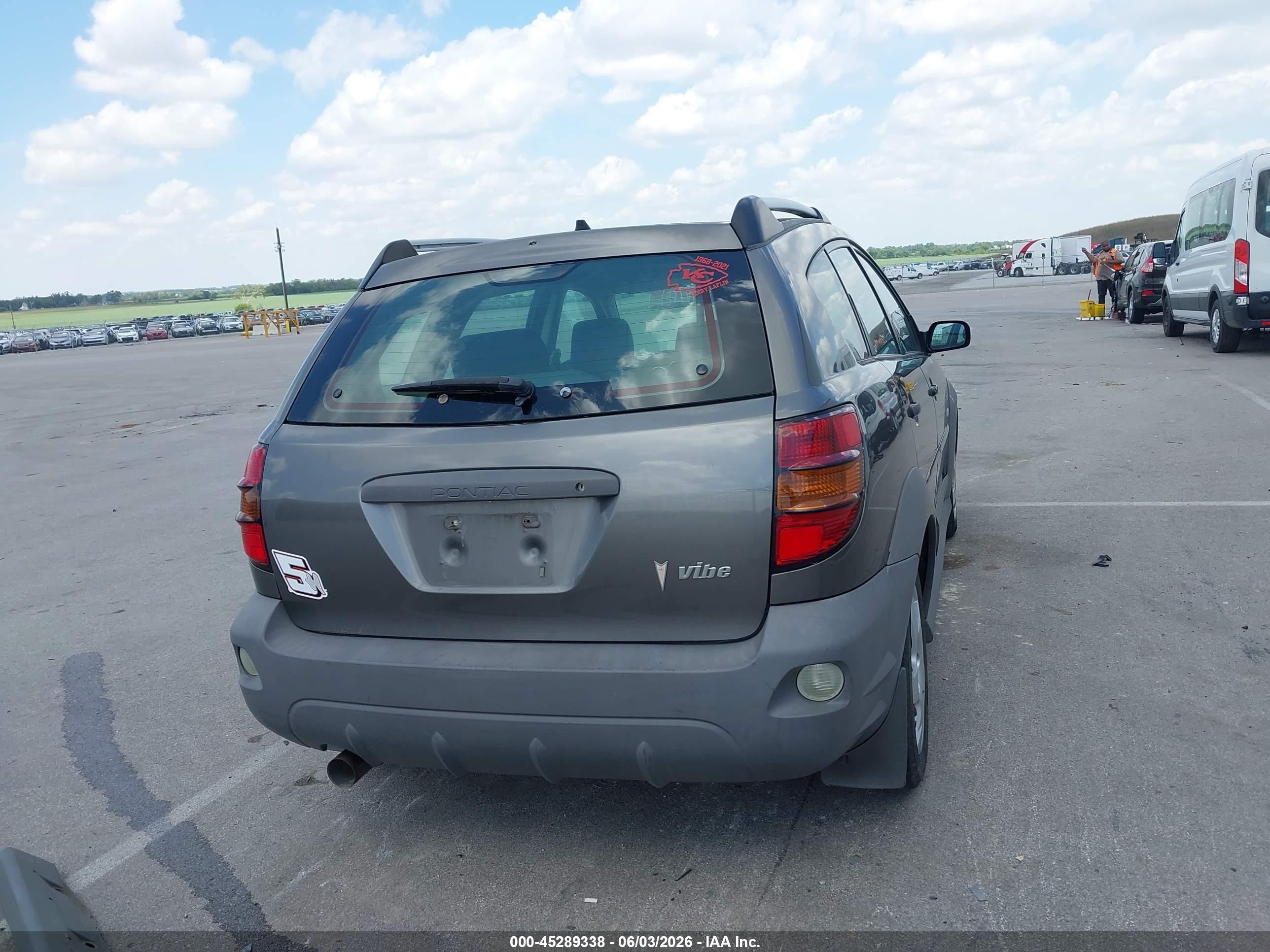 2006 Pontiac Vibe   Gray vin: 5Y2SL65856Z403025