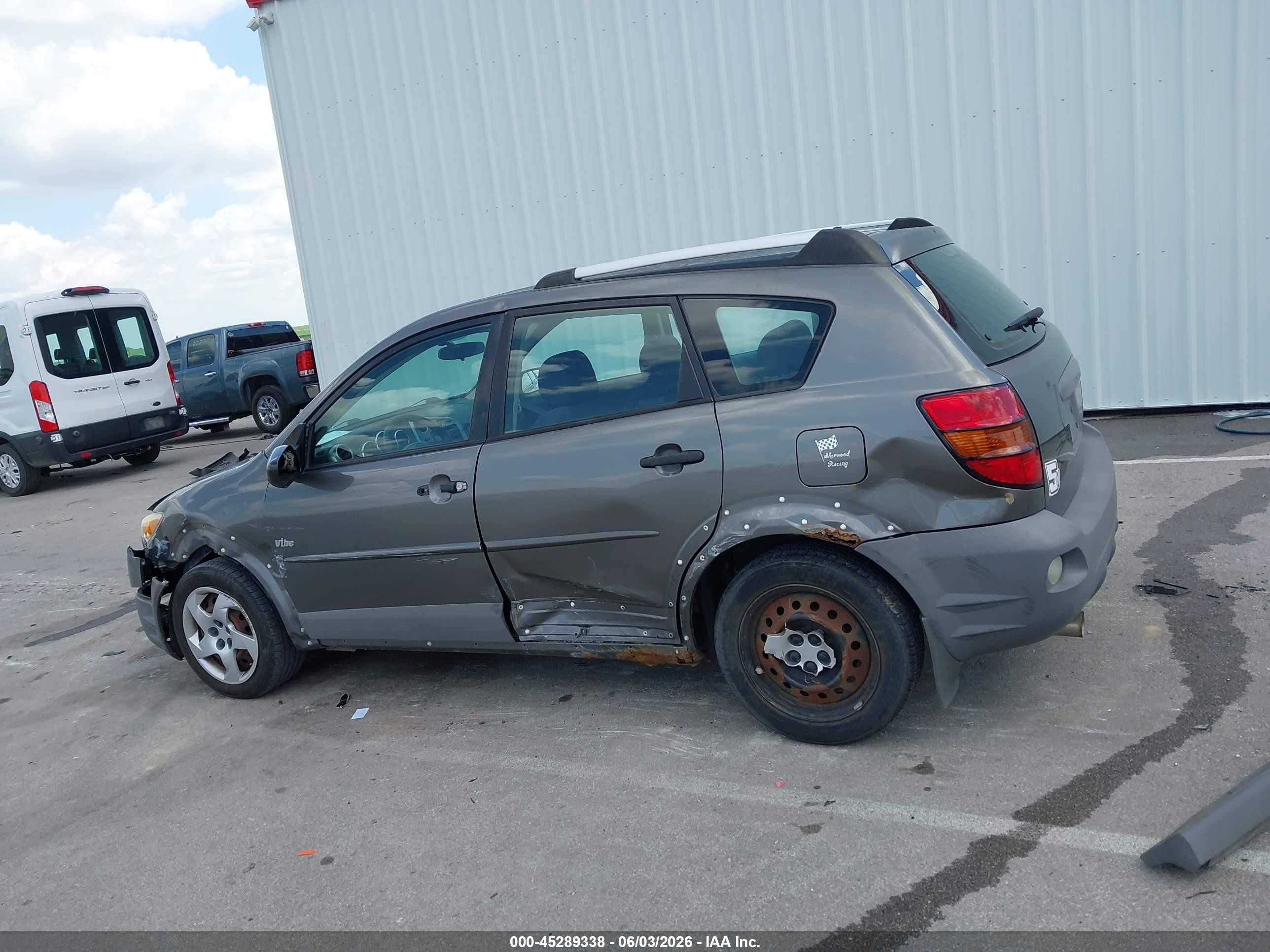 2006 Pontiac Vibe   Gray vin: 5Y2SL65856Z403025