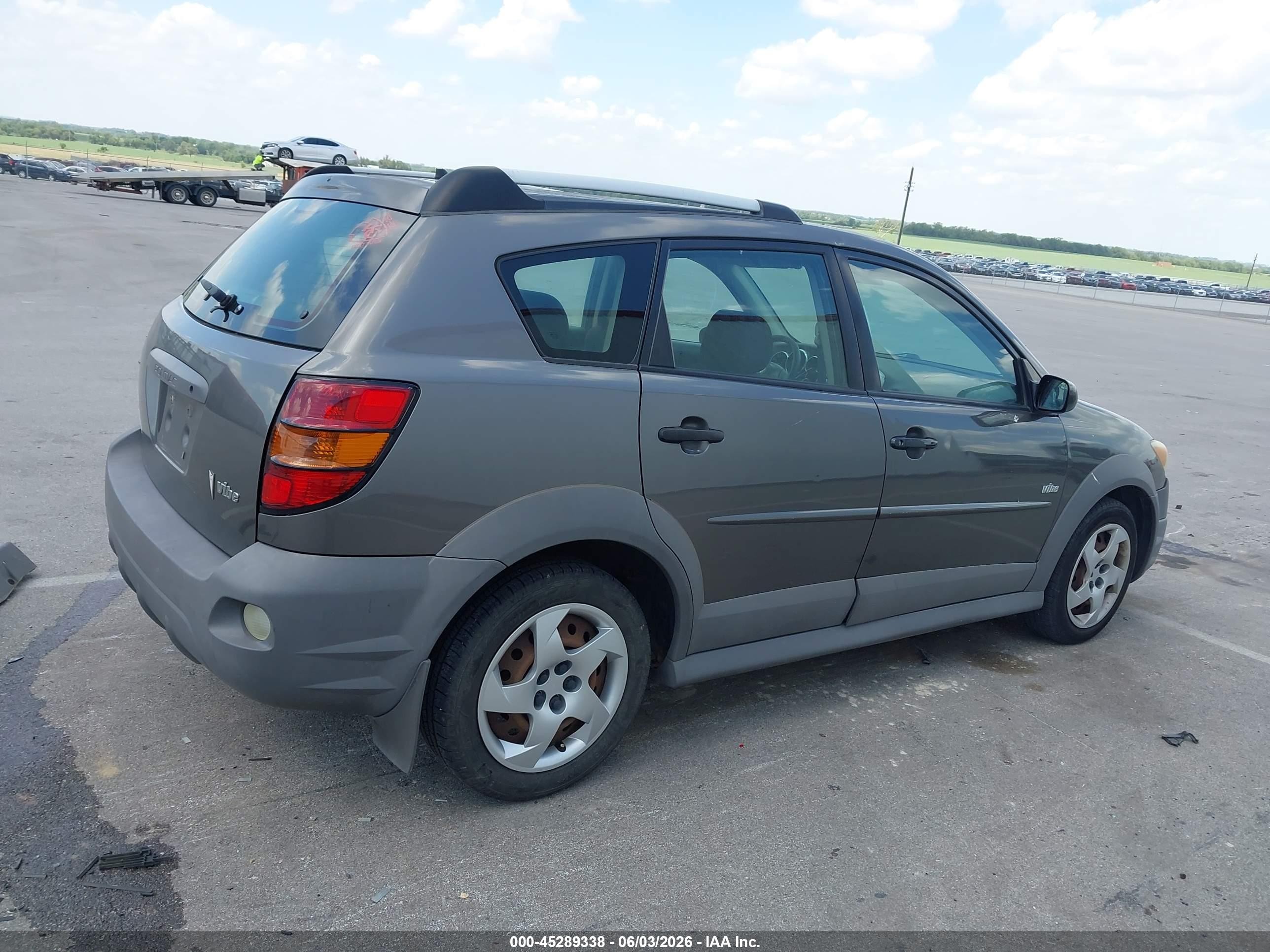 2006 Pontiac Vibe   Gray vin: 5Y2SL65856Z403025