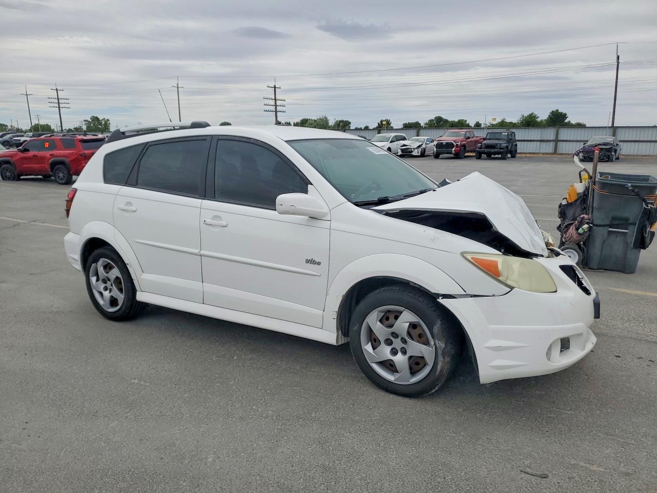 2006 Pontiac Vibe White vin: 5Y2SL65856Z407883