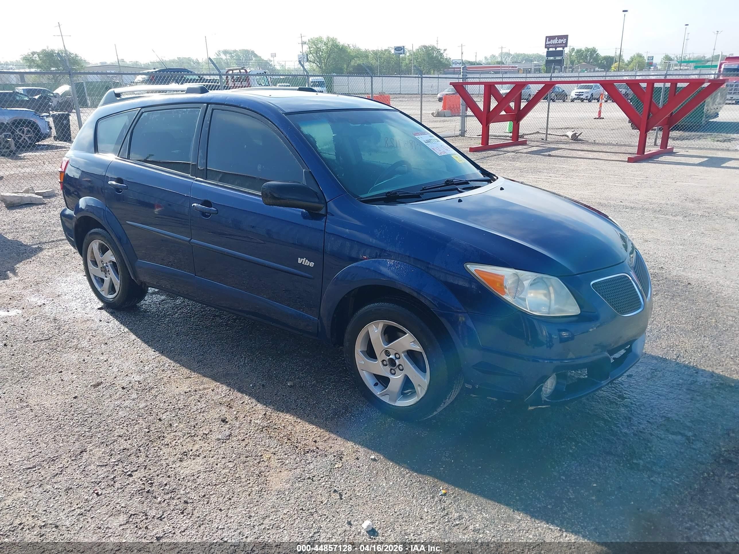 2006 Pontiac Vibe   Blue vin: 5Y2SL65856Z419466