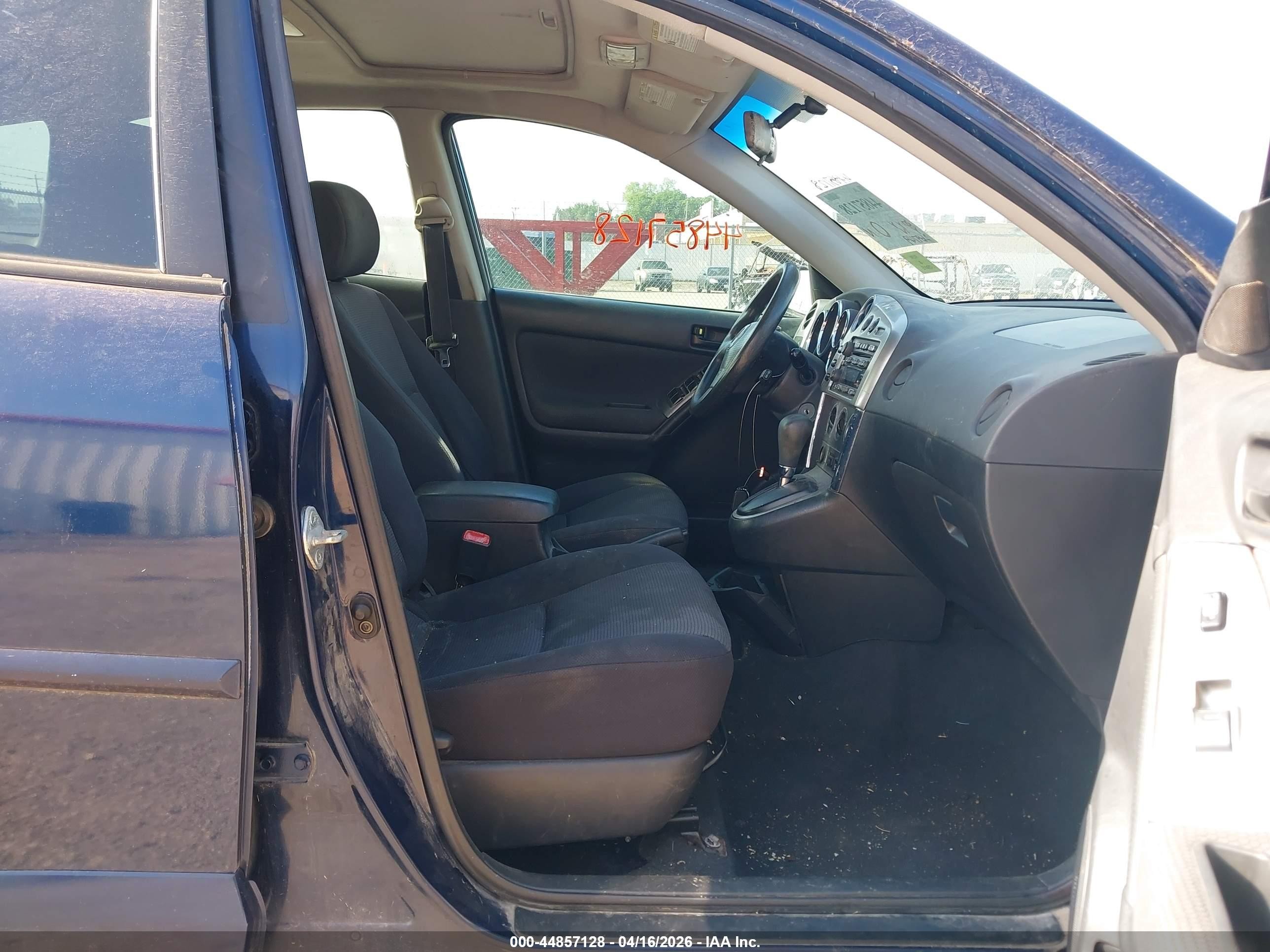 2006 Pontiac Vibe   Blue vin: 5Y2SL65856Z419466