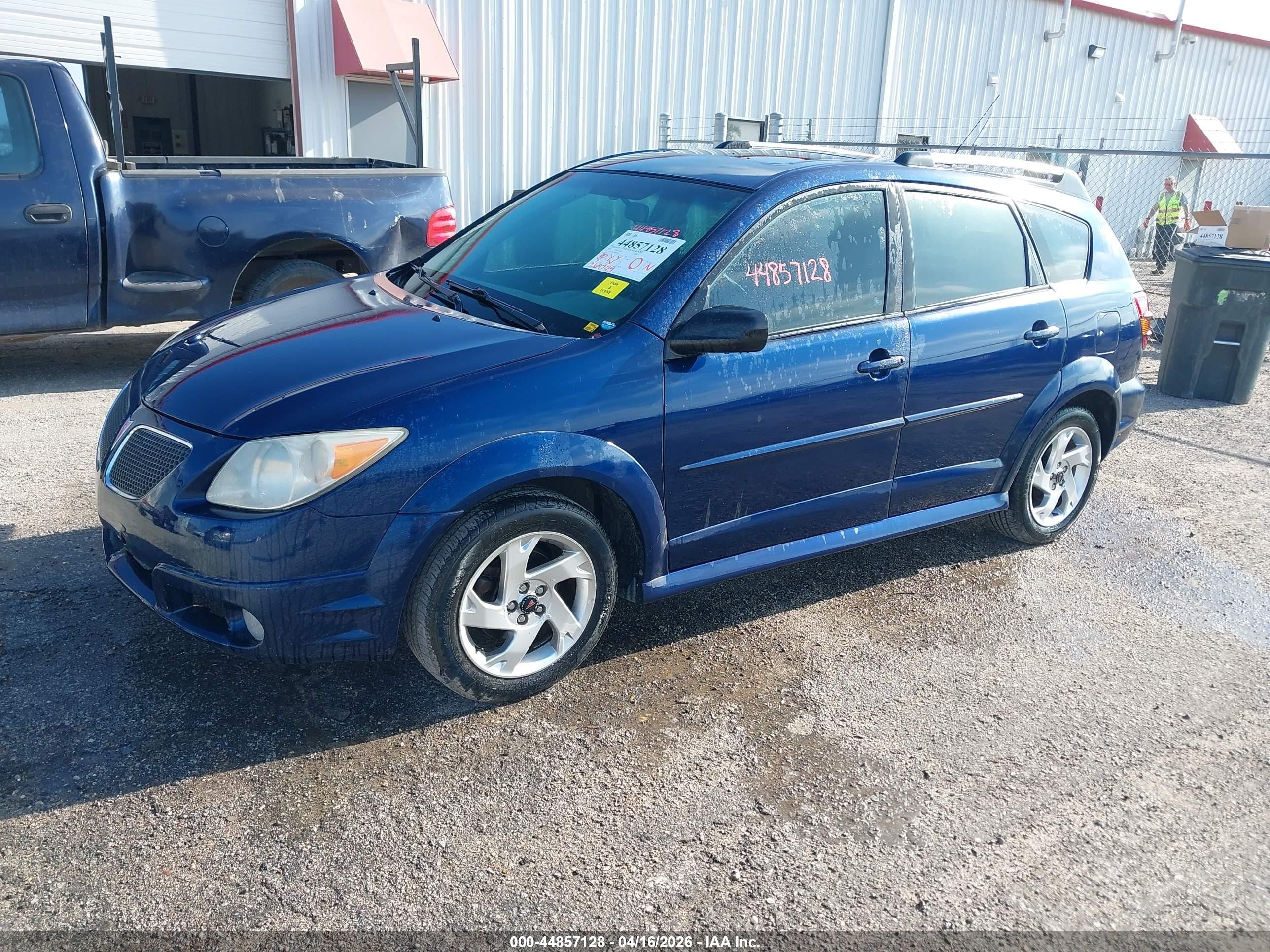 2006 Pontiac Vibe   Blue vin: 5Y2SL65856Z419466