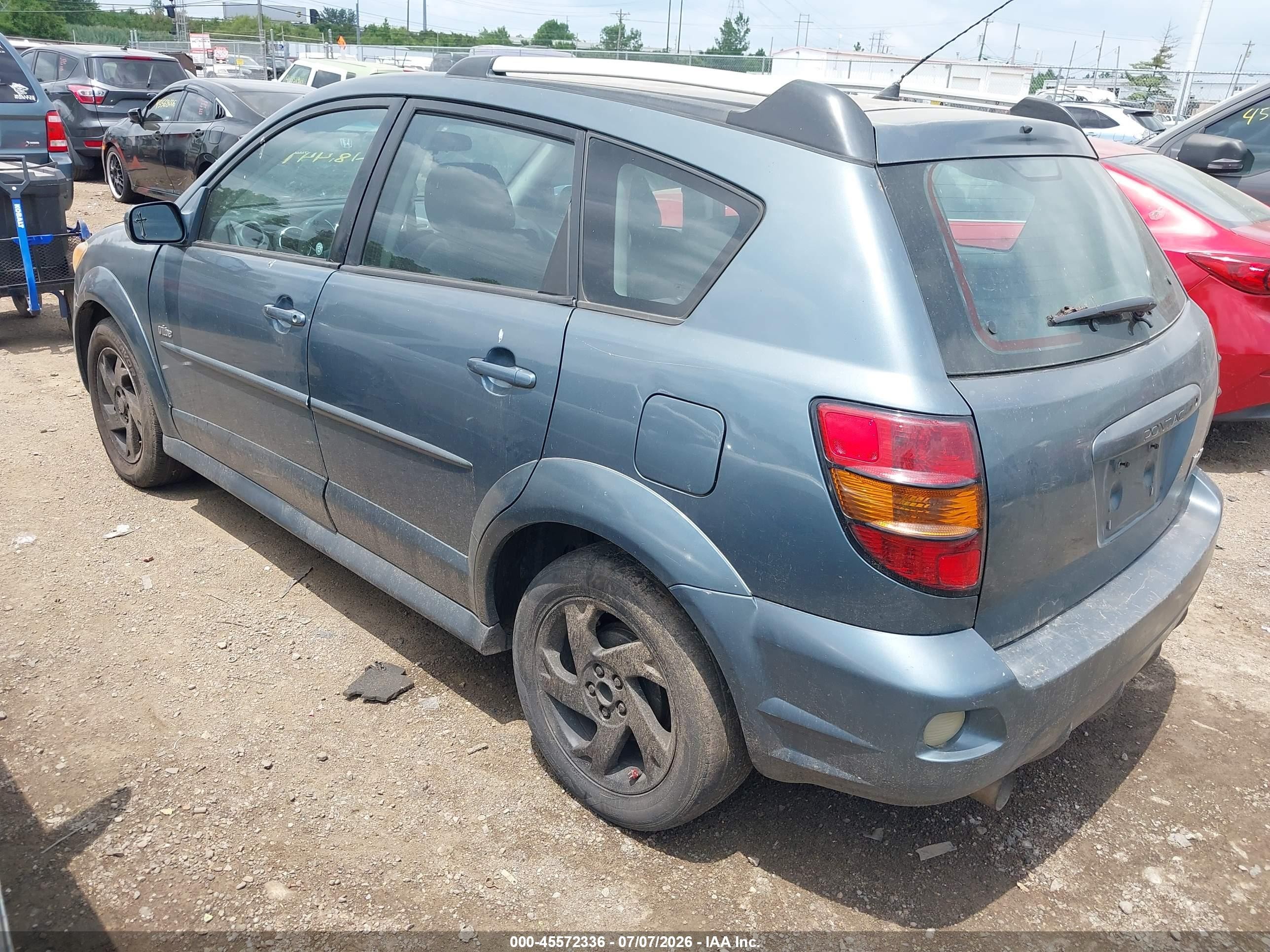 2006 Pontiac Vibe   Blue vin: 5Y2SL65856Z435473