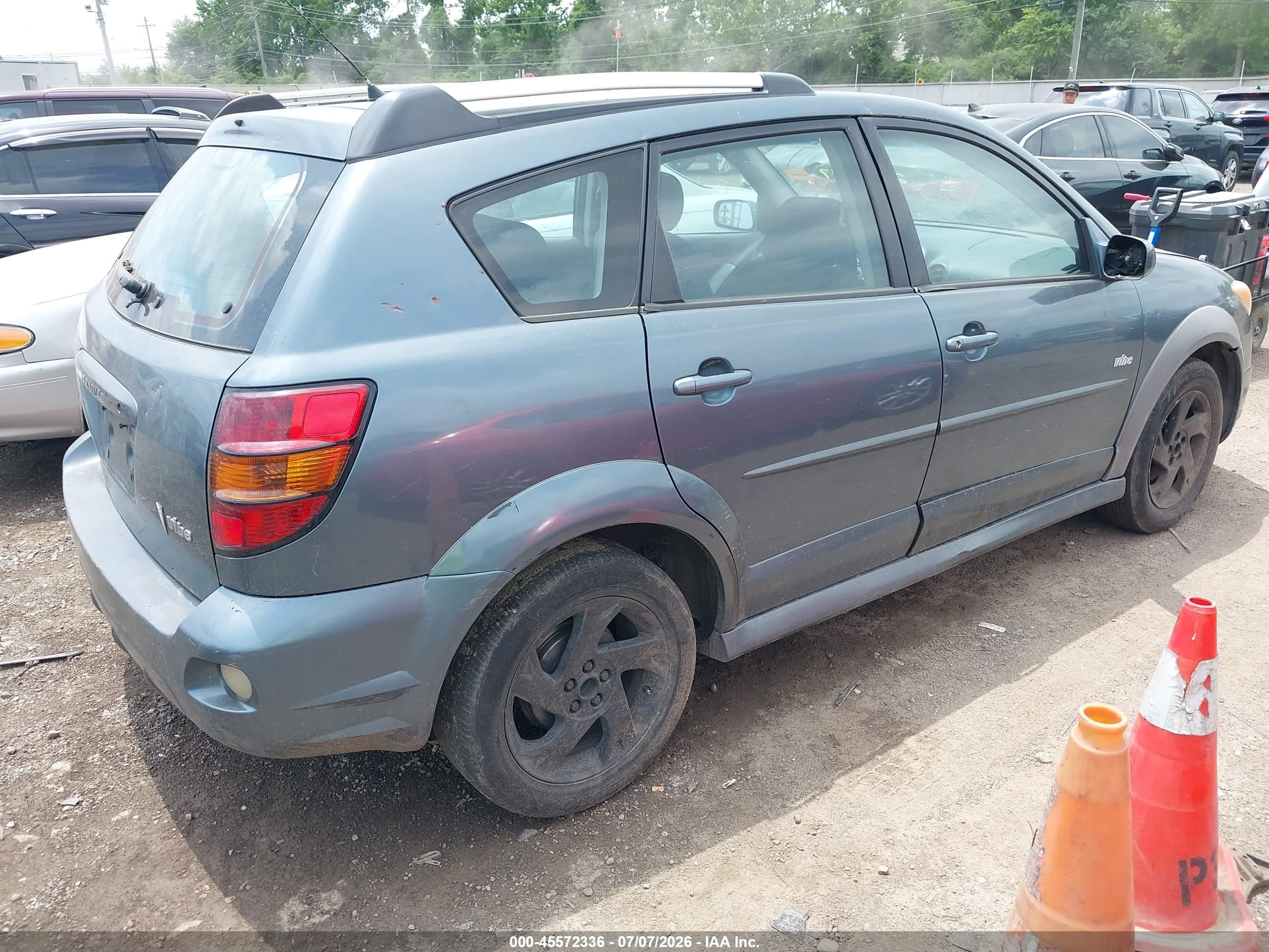 2006 Pontiac Vibe   Blue vin: 5Y2SL65856Z435473