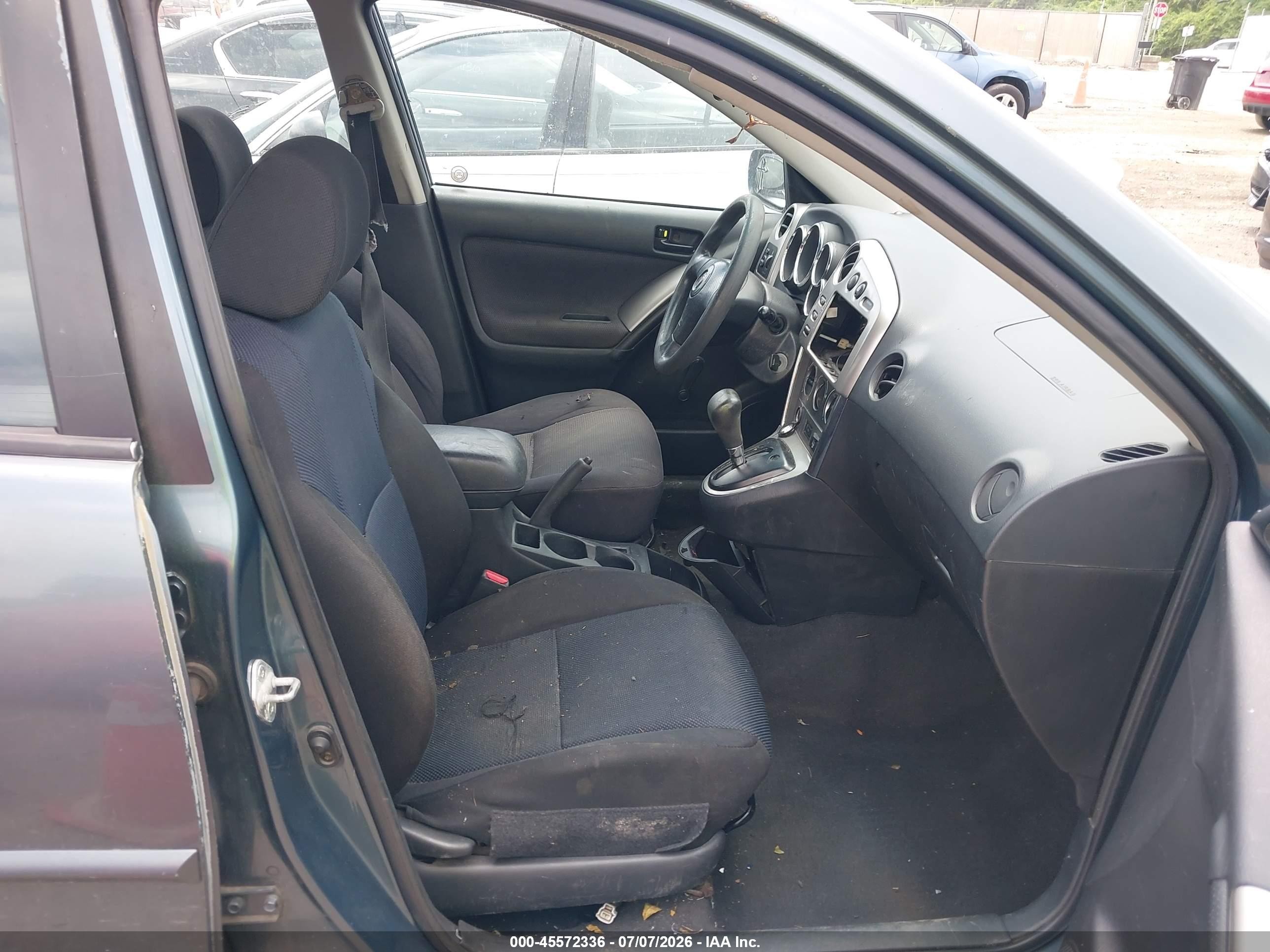 2006 Pontiac Vibe   Blue vin: 5Y2SL65856Z435473