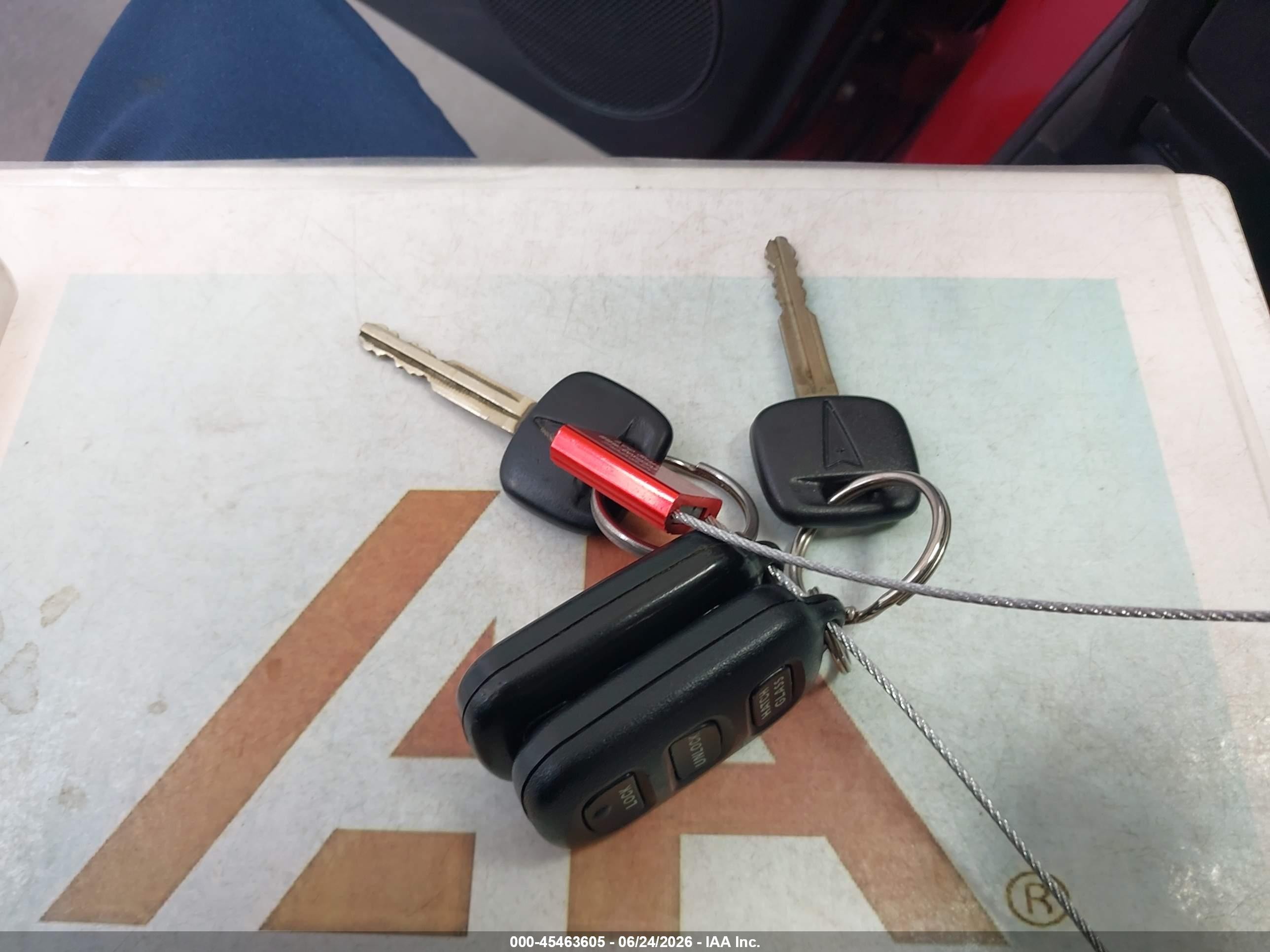 2006 Pontiac Vibe   Red vin: 5Y2SL65856Z456372