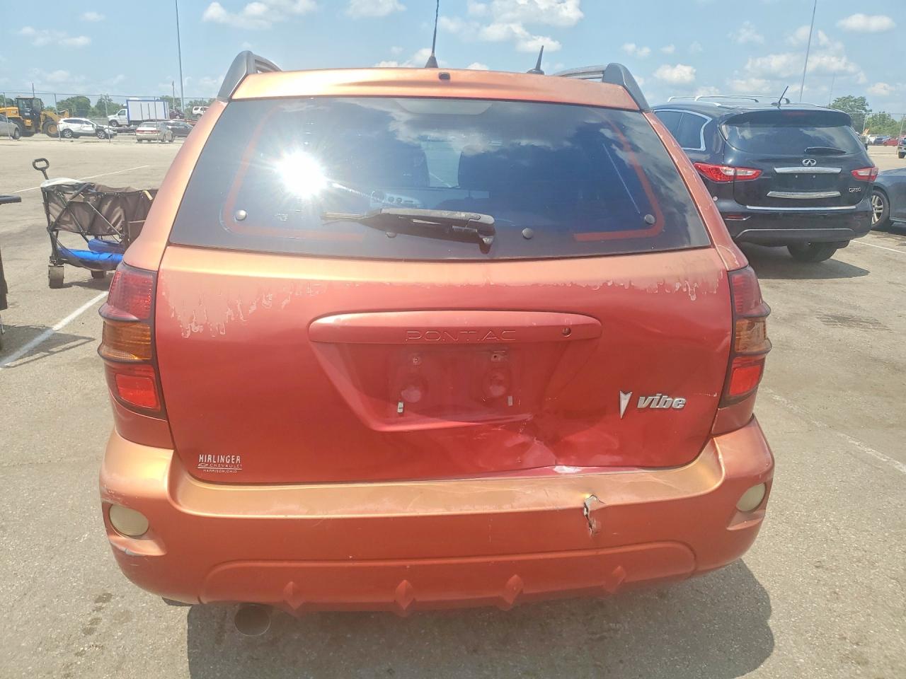 2006 Pontiac Vibe Red vin: 5Y2SL65856Z464231