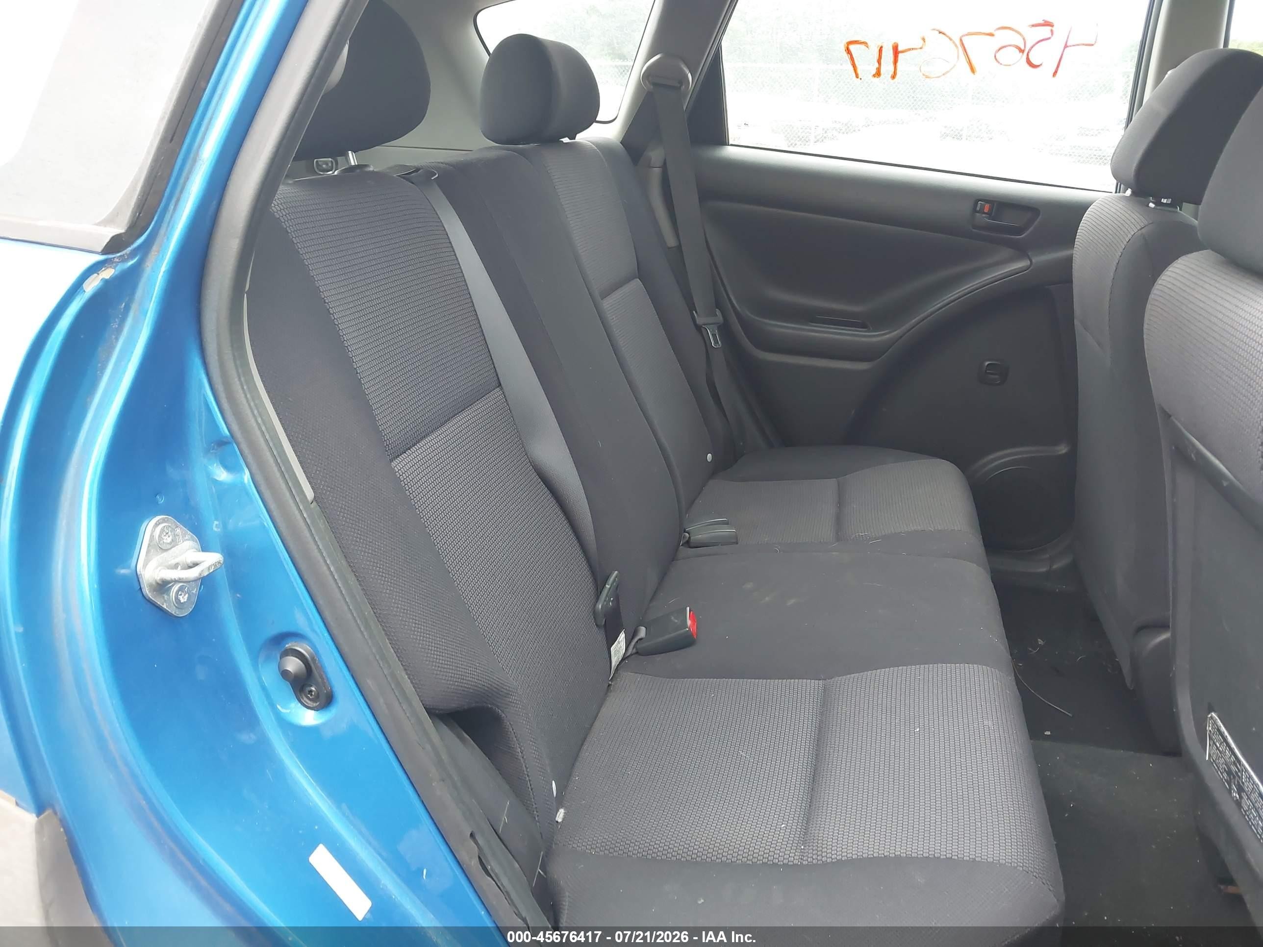 2007 Pontiac Vibe   Blue vin: 5Y2SL65857Z400157