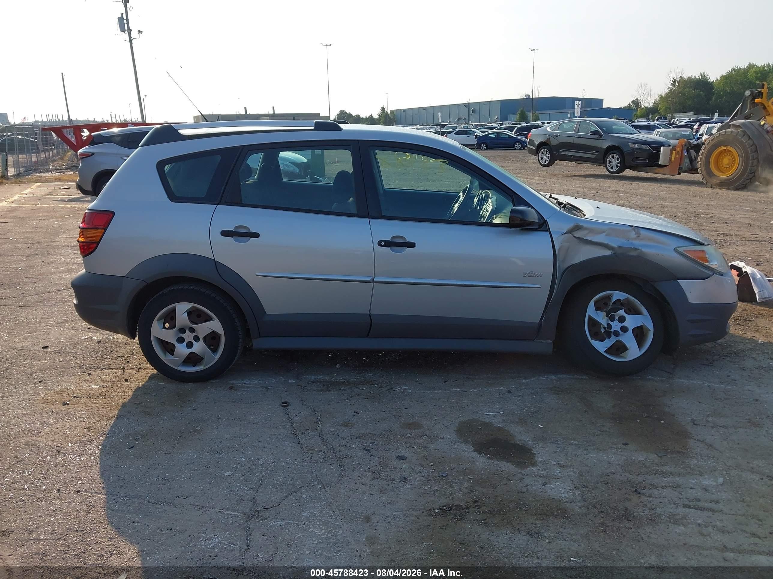 2007 Pontiac Vibe   Gray vin: 5Y2SL65857Z400188