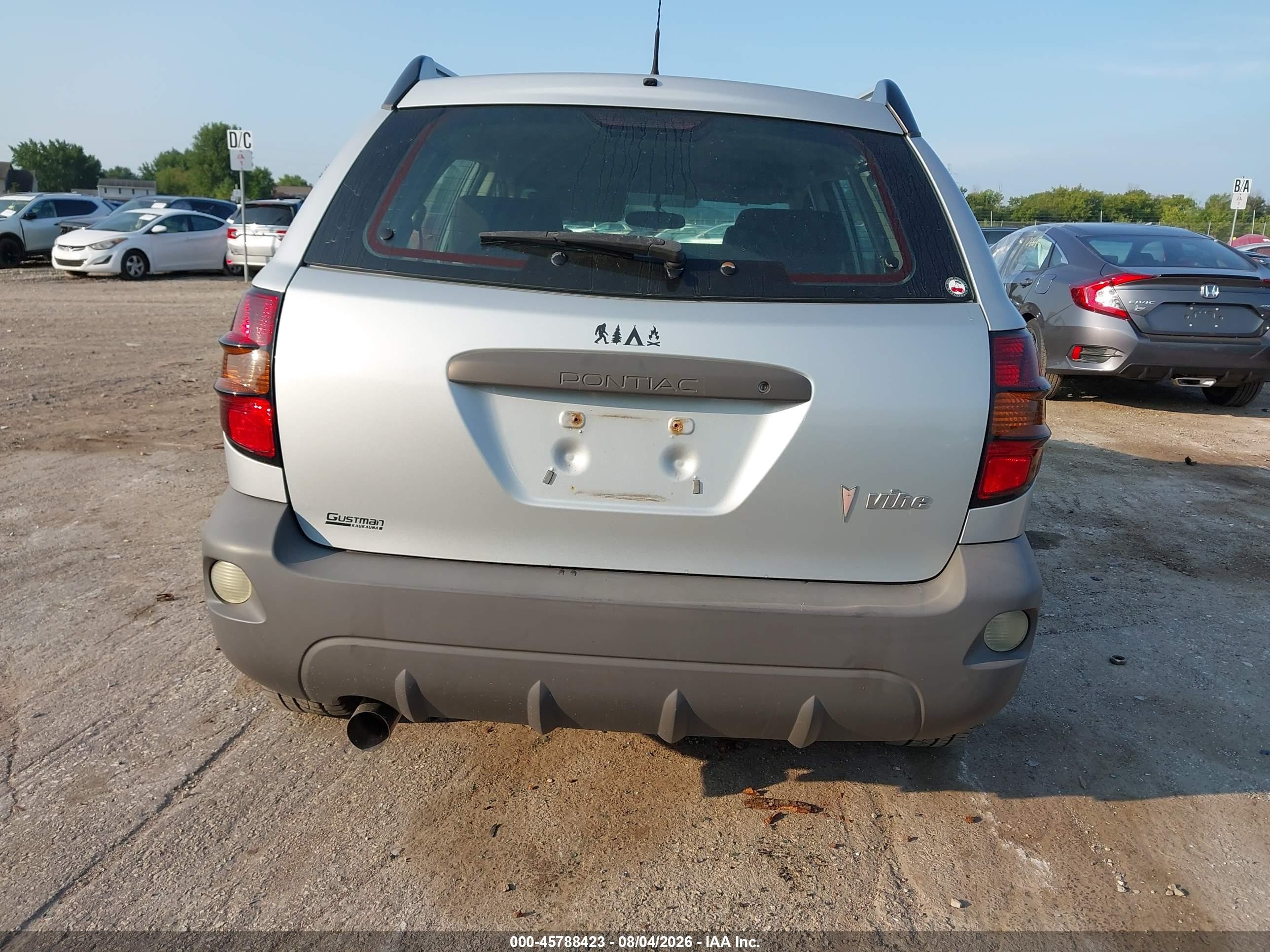 2007 Pontiac Vibe   Gray vin: 5Y2SL65857Z400188