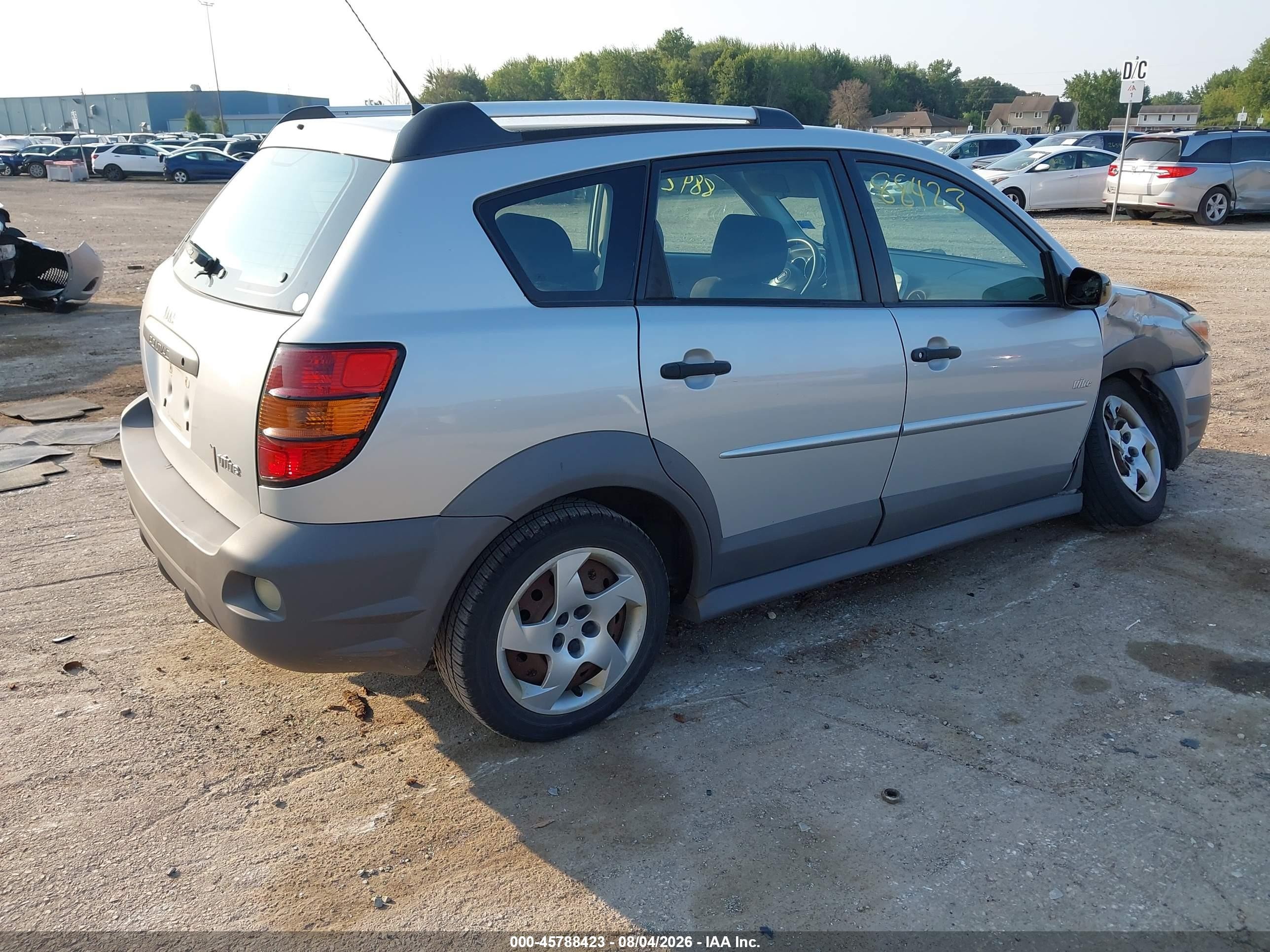 2007 Pontiac Vibe   Gray vin: 5Y2SL65857Z400188