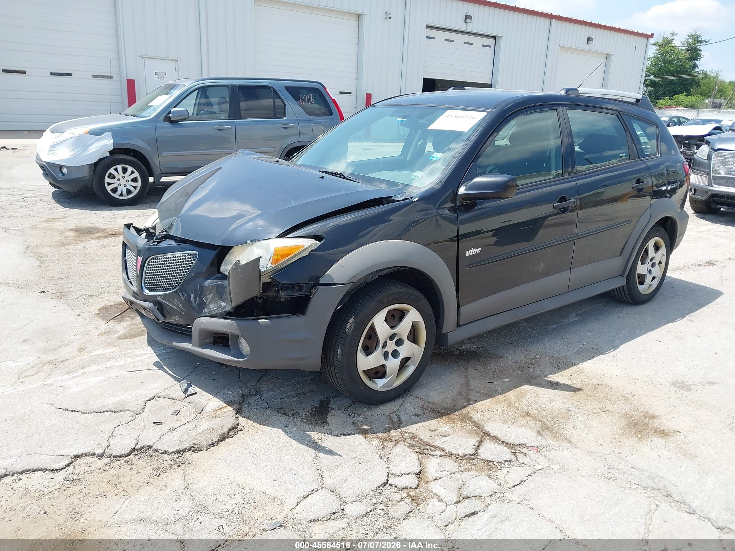 2007 Pontiac Vibe   Black vin: 5Y2SL65857Z401695