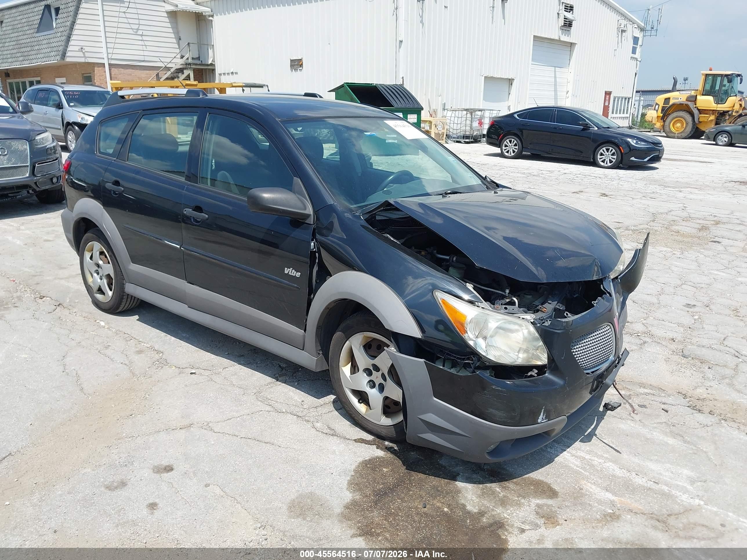 2007 Pontiac Vibe   Black vin: 5Y2SL65857Z401695