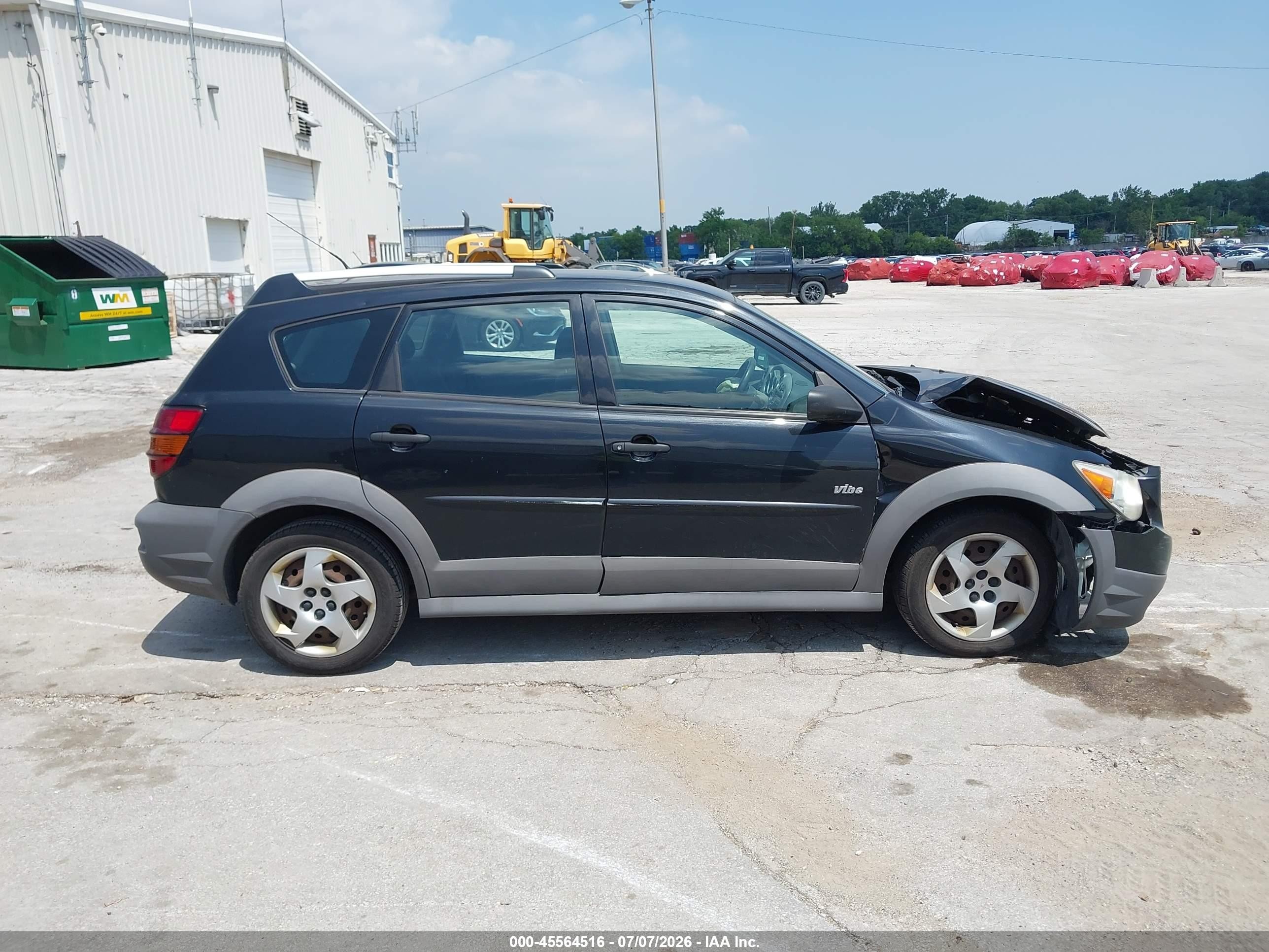 2007 Pontiac Vibe   Black vin: 5Y2SL65857Z401695