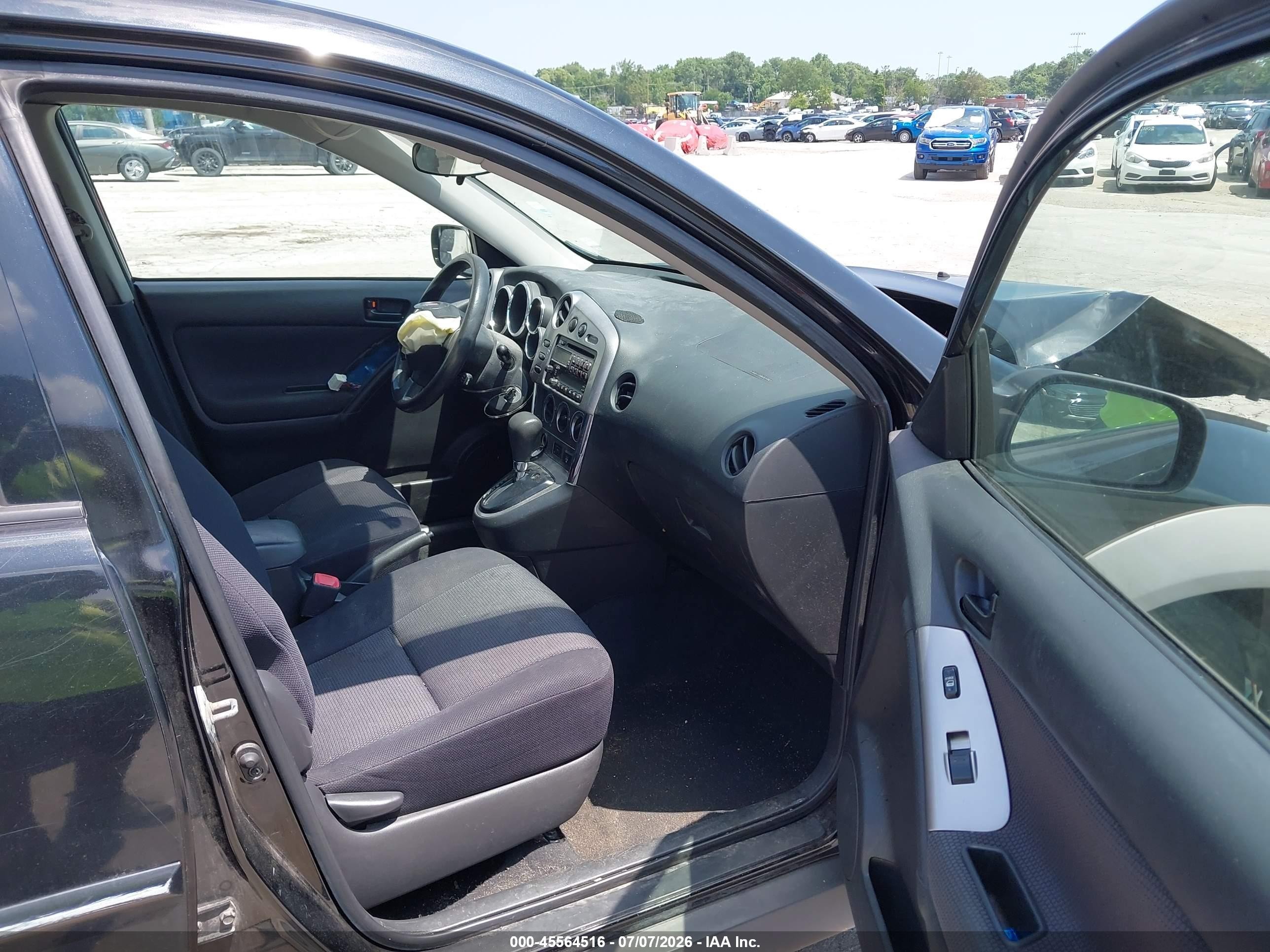 2007 Pontiac Vibe   Black vin: 5Y2SL65857Z401695