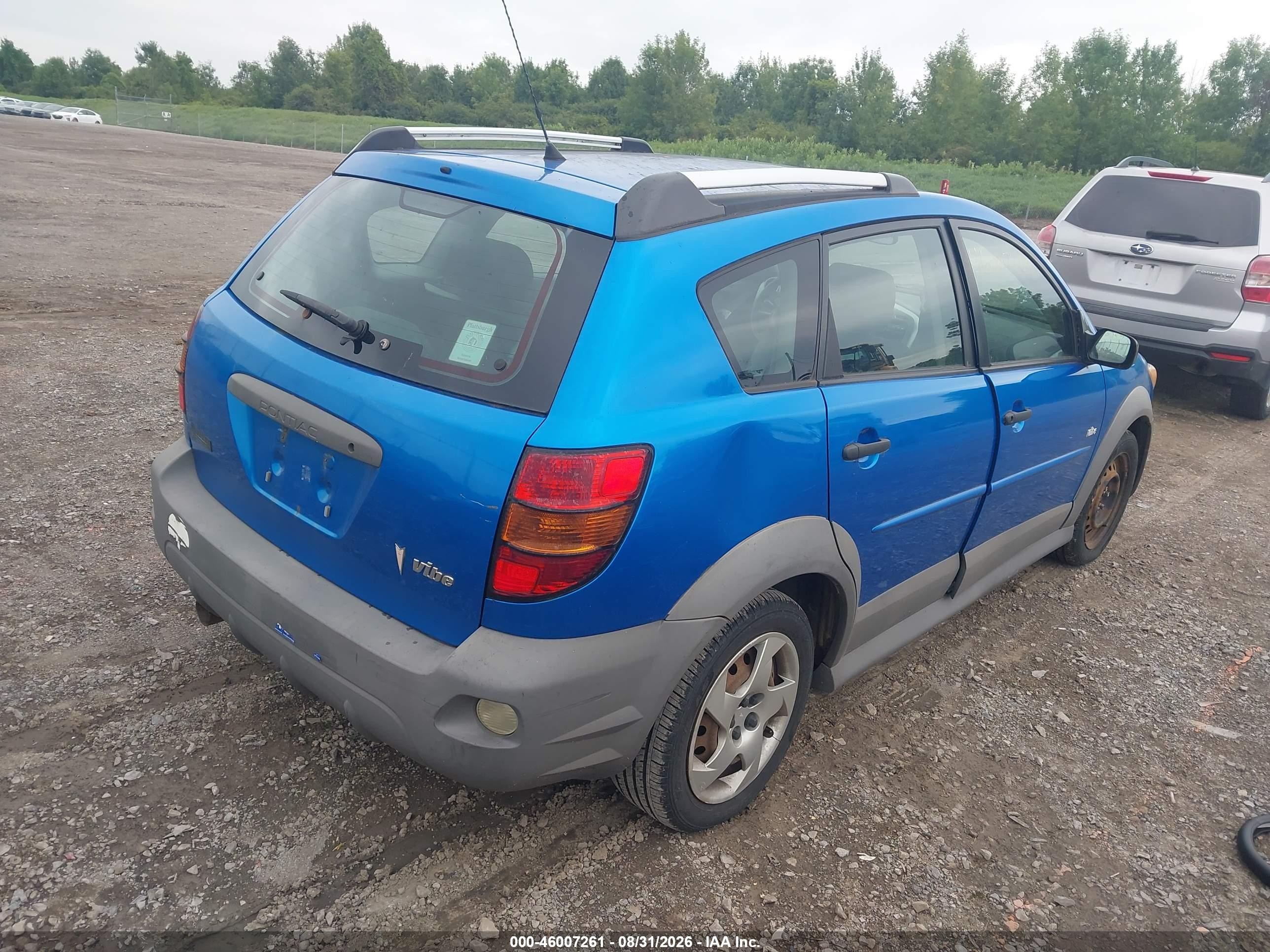 2007 Pontiac Vibe   Синий vin: 5Y2SL65857Z413975