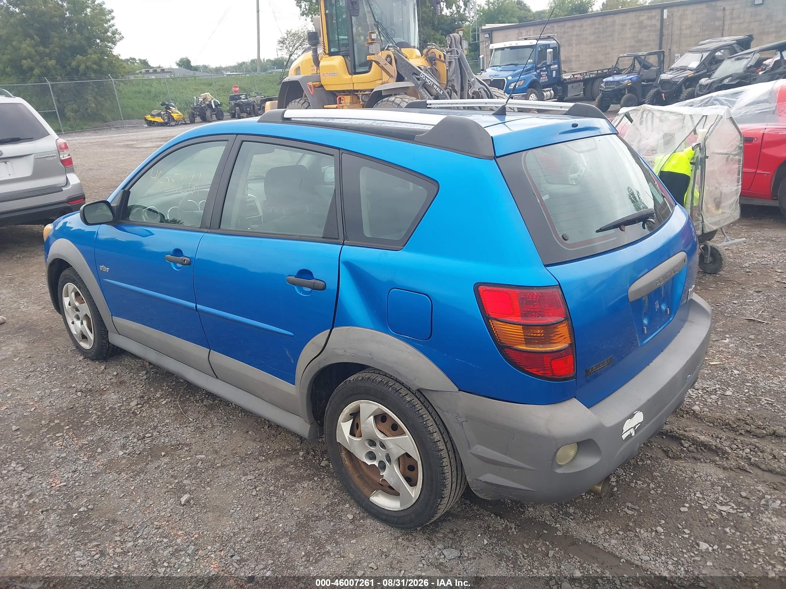 2007 Pontiac Vibe   Синий vin: 5Y2SL65857Z413975