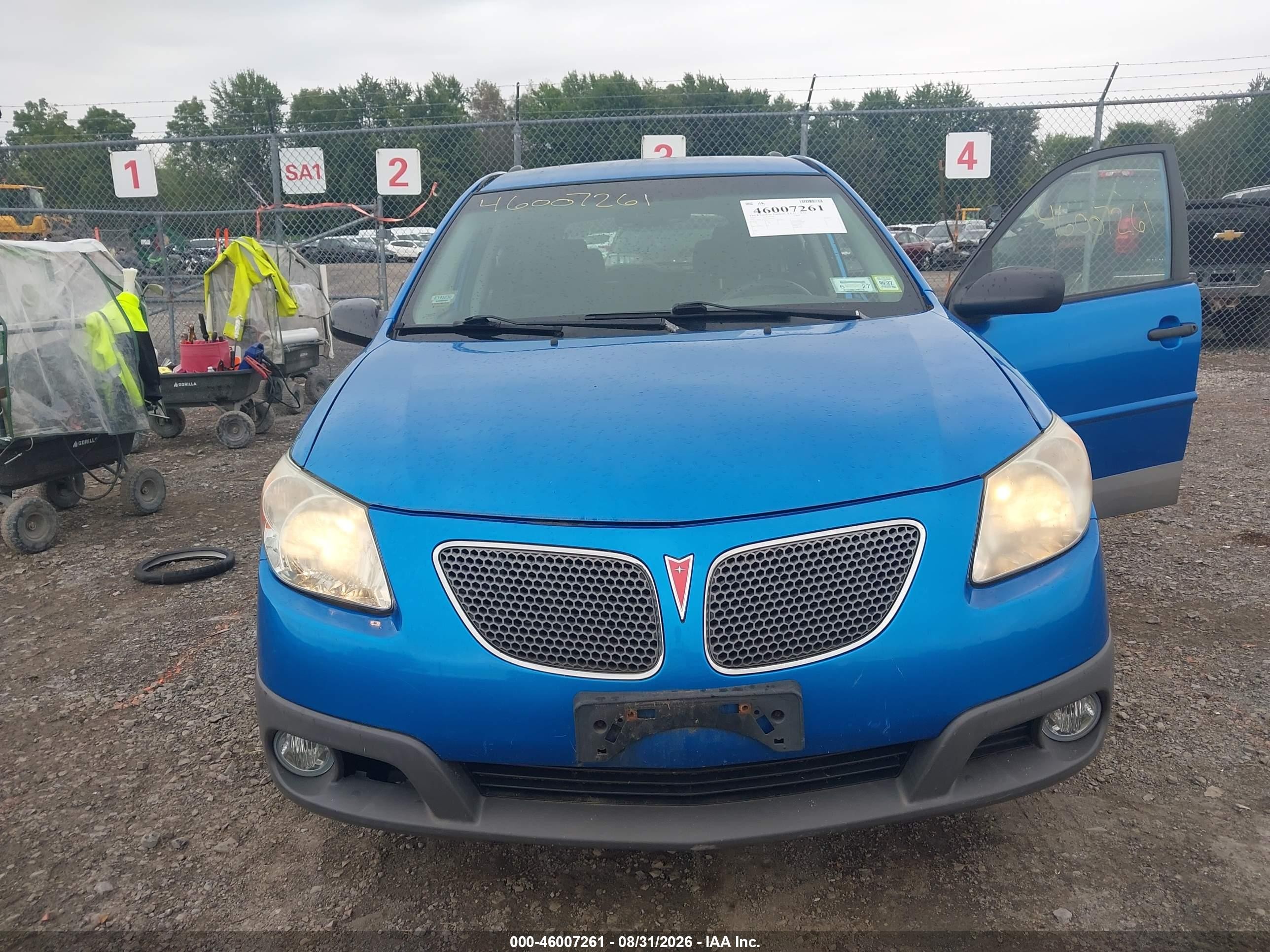 2007 Pontiac Vibe   Синий vin: 5Y2SL65857Z413975