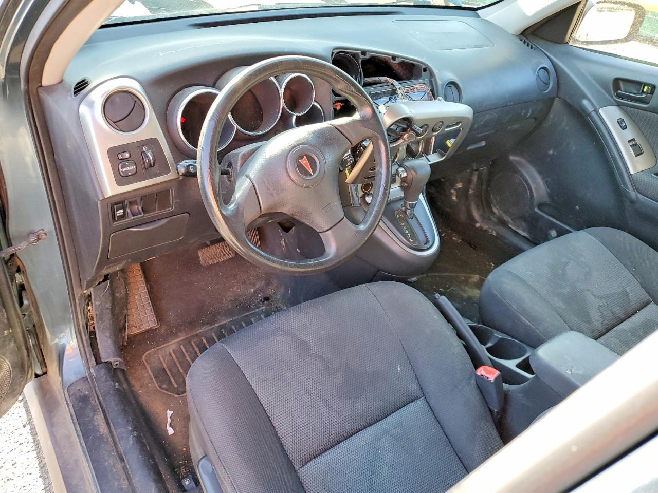 2007 Pontiac Vibe Gray vin: 5Y2SL65857Z423227