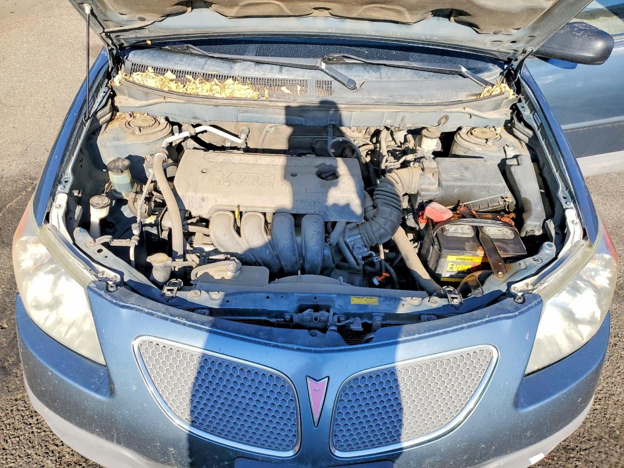 2007 Pontiac Vibe Gray vin: 5Y2SL65857Z423227