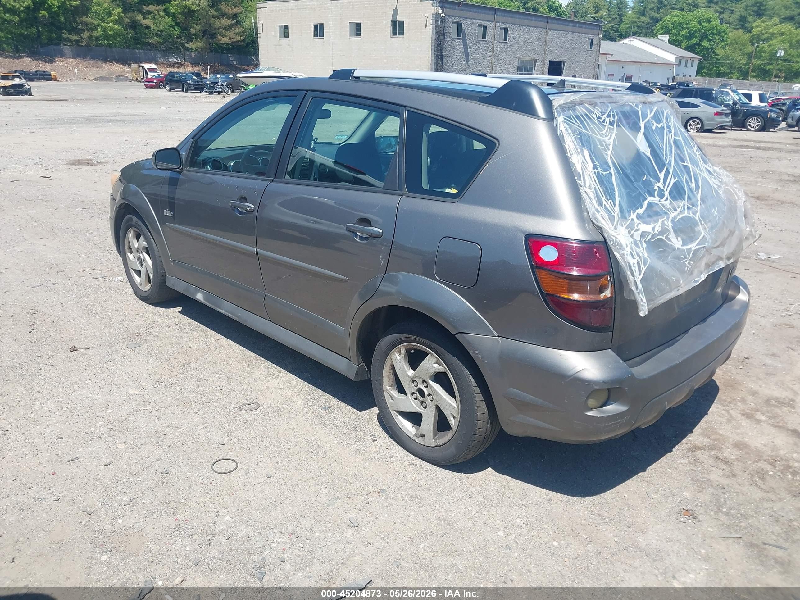 2007 Pontiac Vibe   Gray vin: 5Y2SL65857Z427598