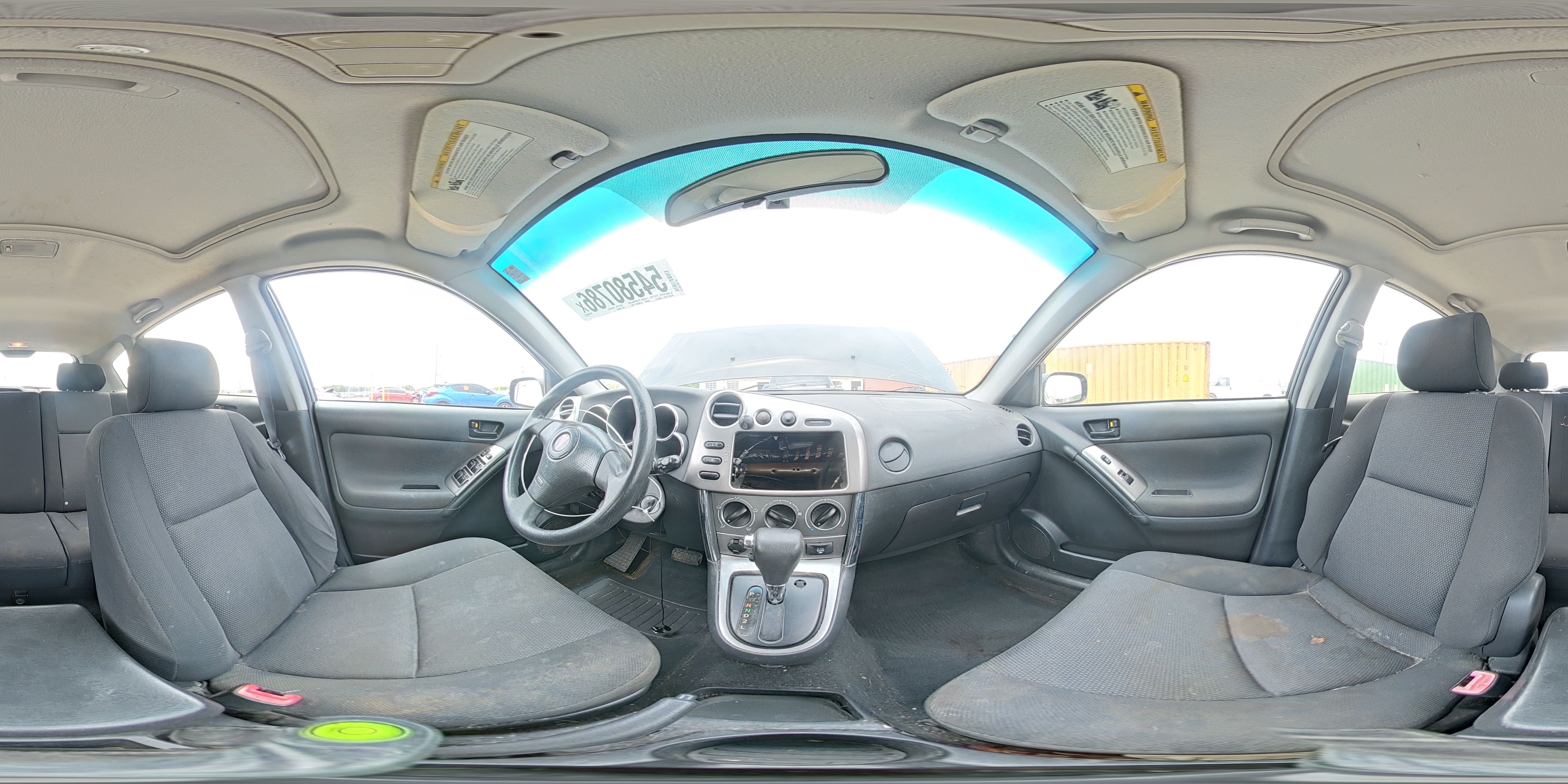 2007 Pontiac Vibe Black vin: 5Y2SL65857Z429643