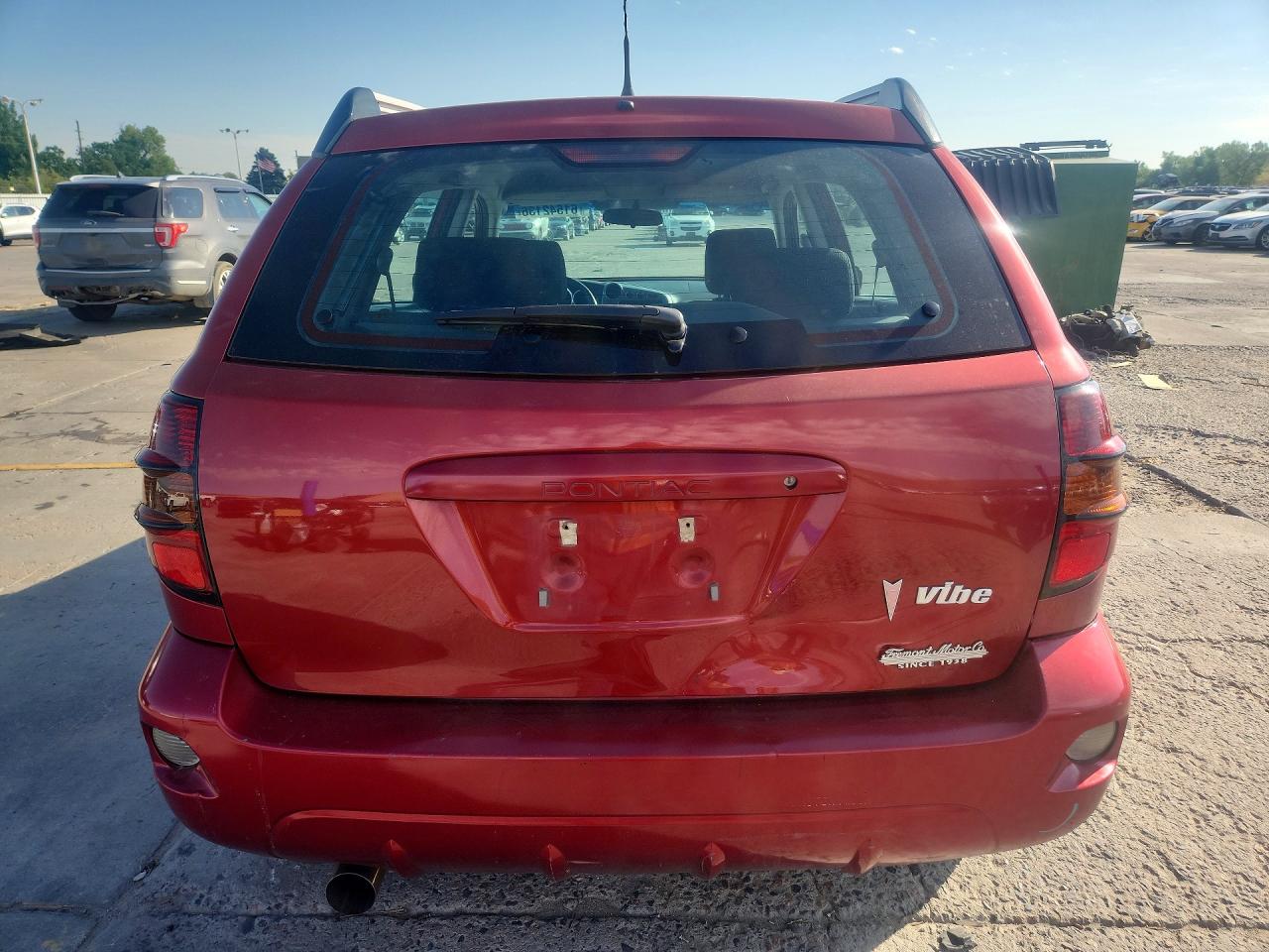 2008 Pontiac Vibe Burgundy vin: 5Y2SL65858Z406722