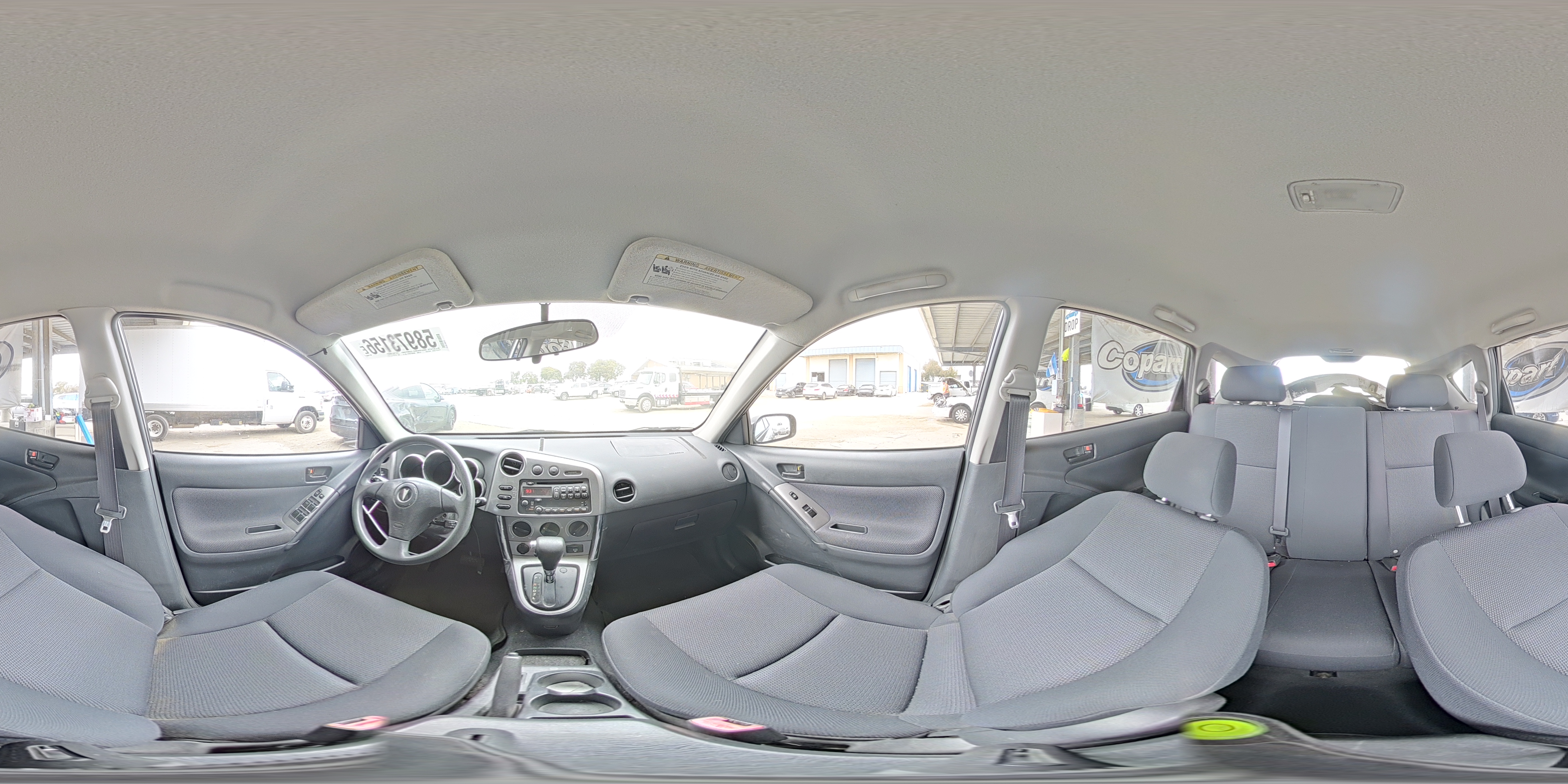 2006 Pontiac Vibe Gray vin: 5Y2SL65866Z417726